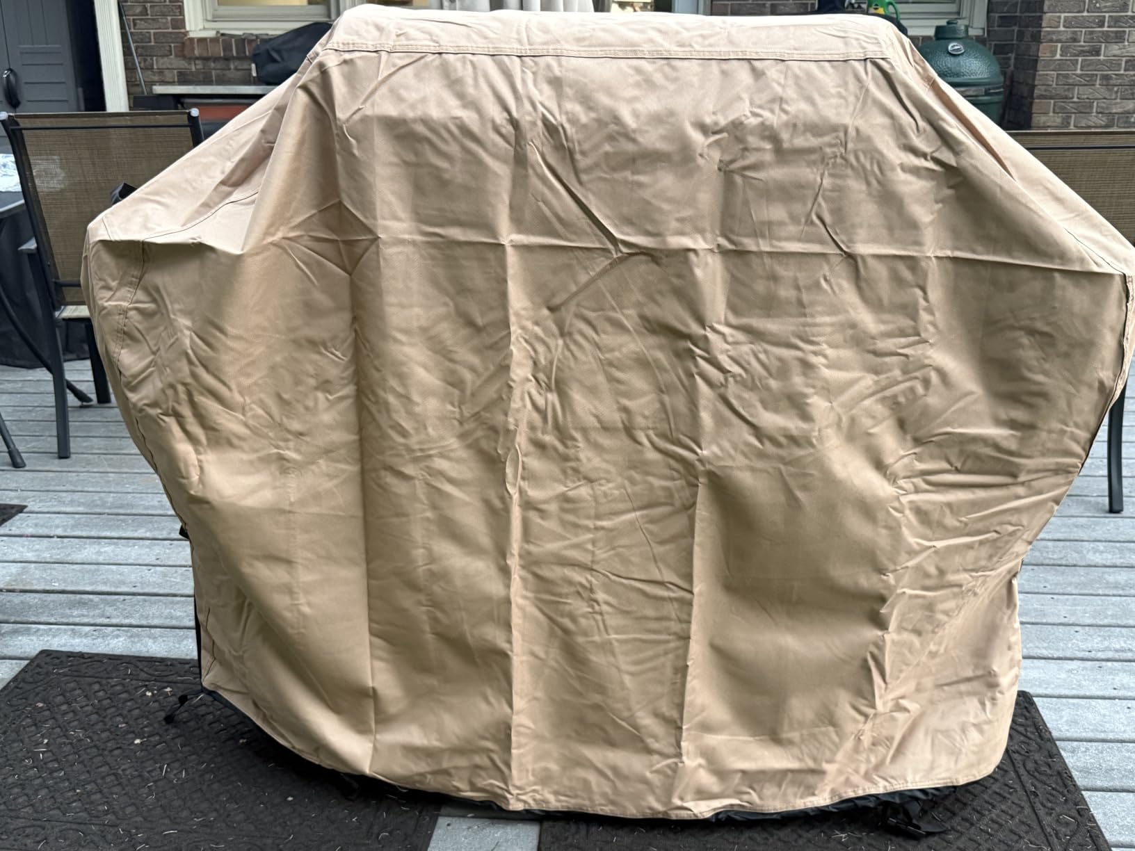 ULTCOVER Waterproof BBQ Grill Cover 55 inch | Heavy Duty 600D Polyester, UV Resistant, Fits 3-5 Burners Outdoor Gas Barbecue Grill customer photo 1