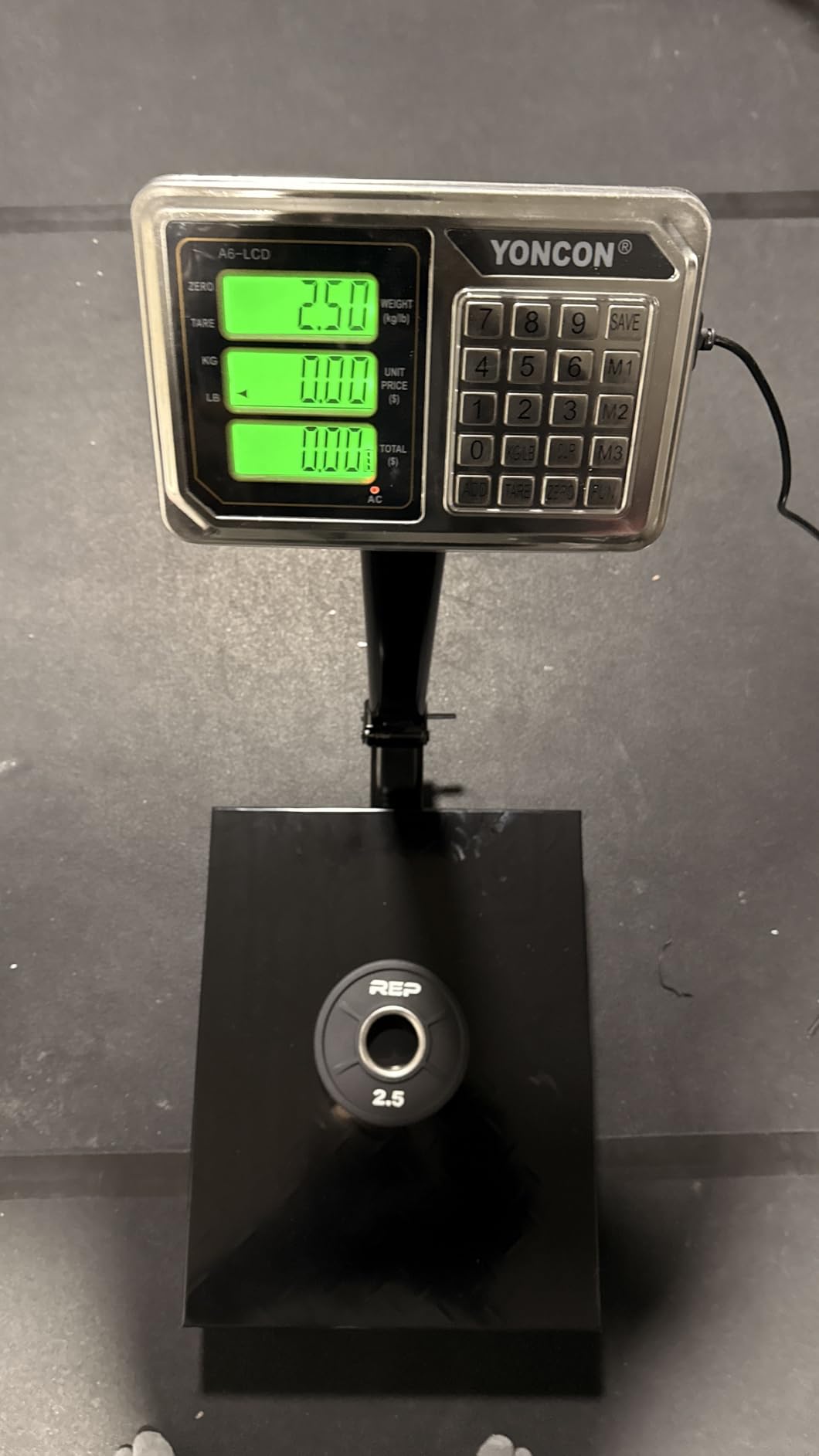 Digital Industrial Platform Scale for Packages, 661lb Weight Shipping Scale, 0.1LB Super Accuracy Commercial Scale for Luggage, Shipping, A6-300 Postal Scale with Price Computing, Kg/LB, LCD, Adapter customer photo 1