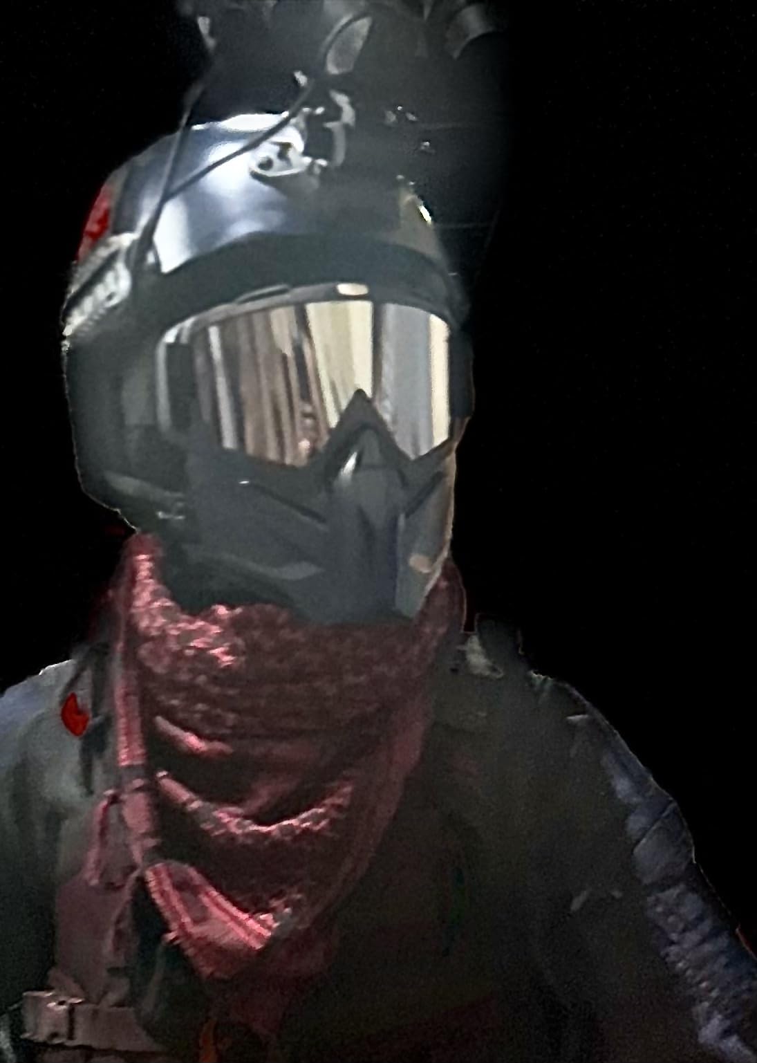 Airsoft Helmet and Mask,Tactical Paintball Helmet for Men, Black Fast Helmet with NVG Mount Side Rail, Full Face Airsoft Mask customer photo 2