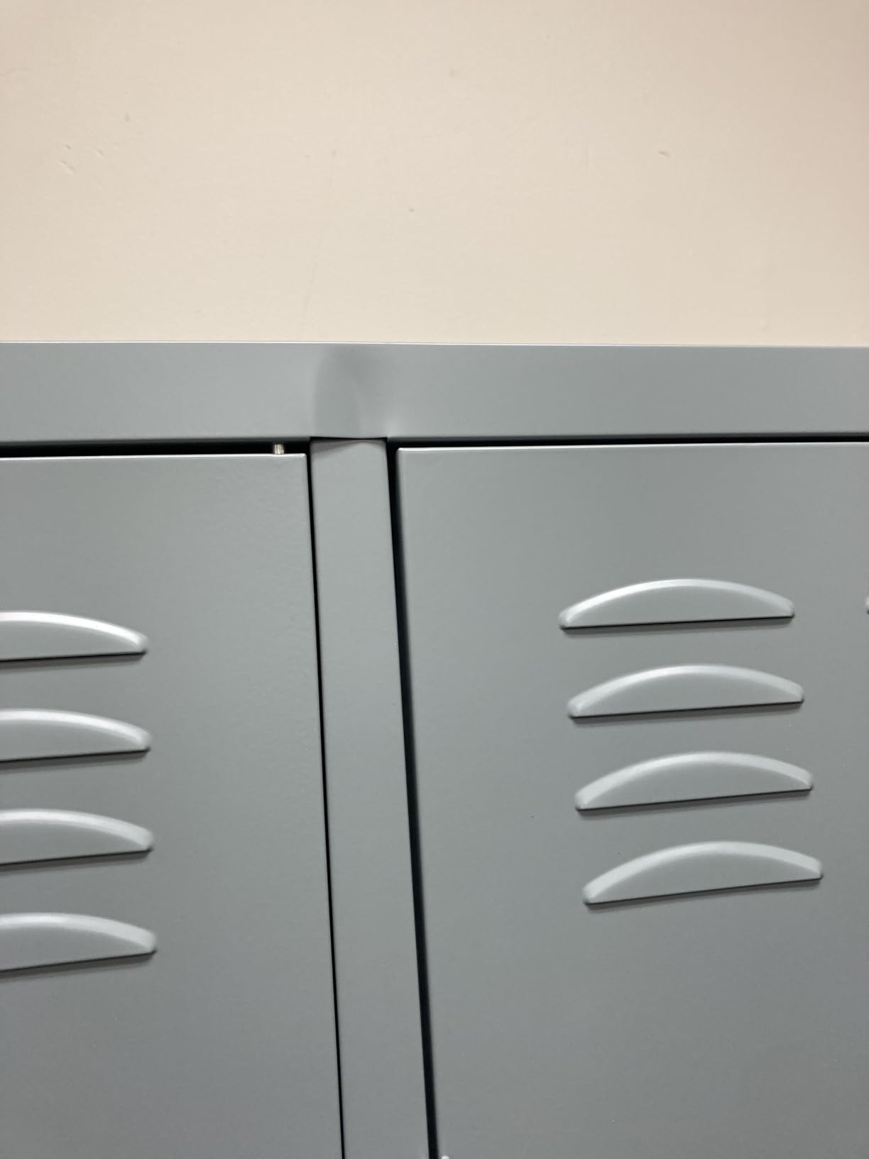 Letaya Metal Lockers for Employees - 6 Door Storage Locker with Shelves and Lockable Steel Cabinet for School, Gym, Office, Staff (Gray, 6 Door) customer photo 1