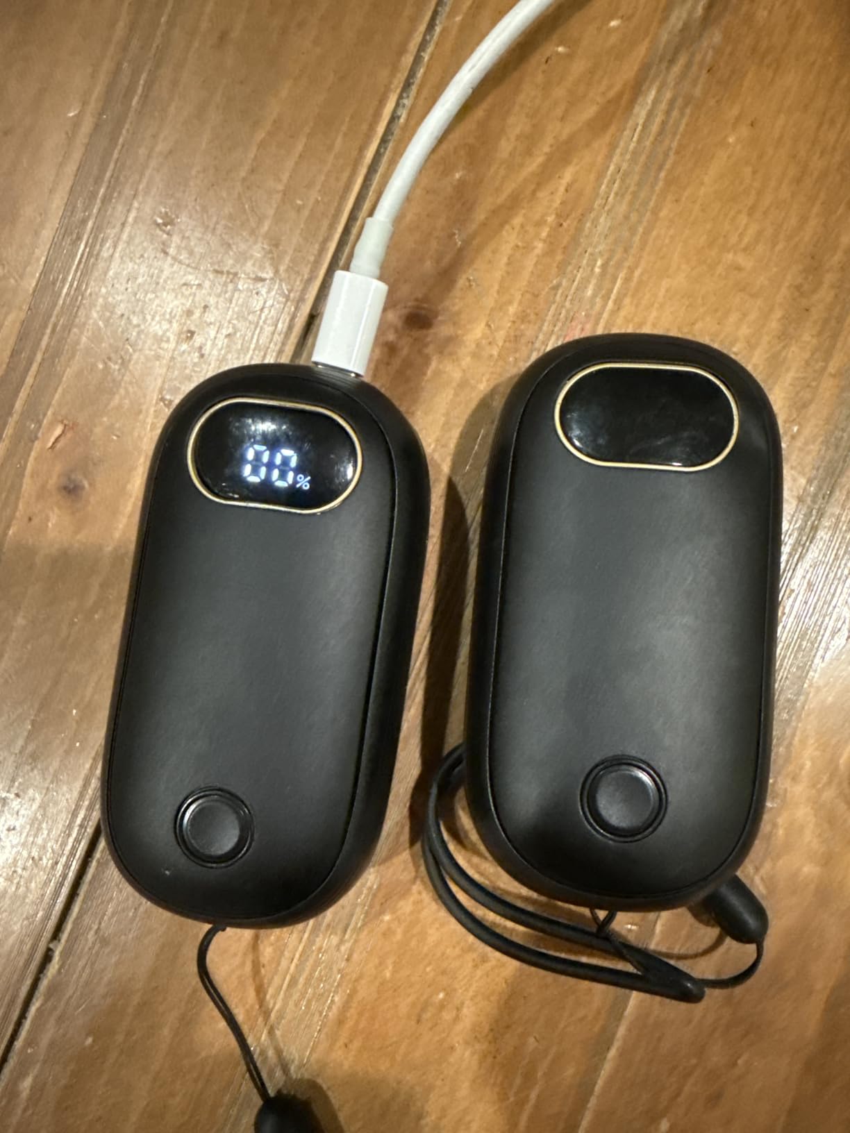 Hand Warmers Rechargeable - Electric Hand Warmers 2 Pack with Dual-Sided Heating for 15Hrs Warmth, LED Display & Flashlight, Hunting Essentials, Gifts for Christmas Man Women Raynauds Golf customer photo 1