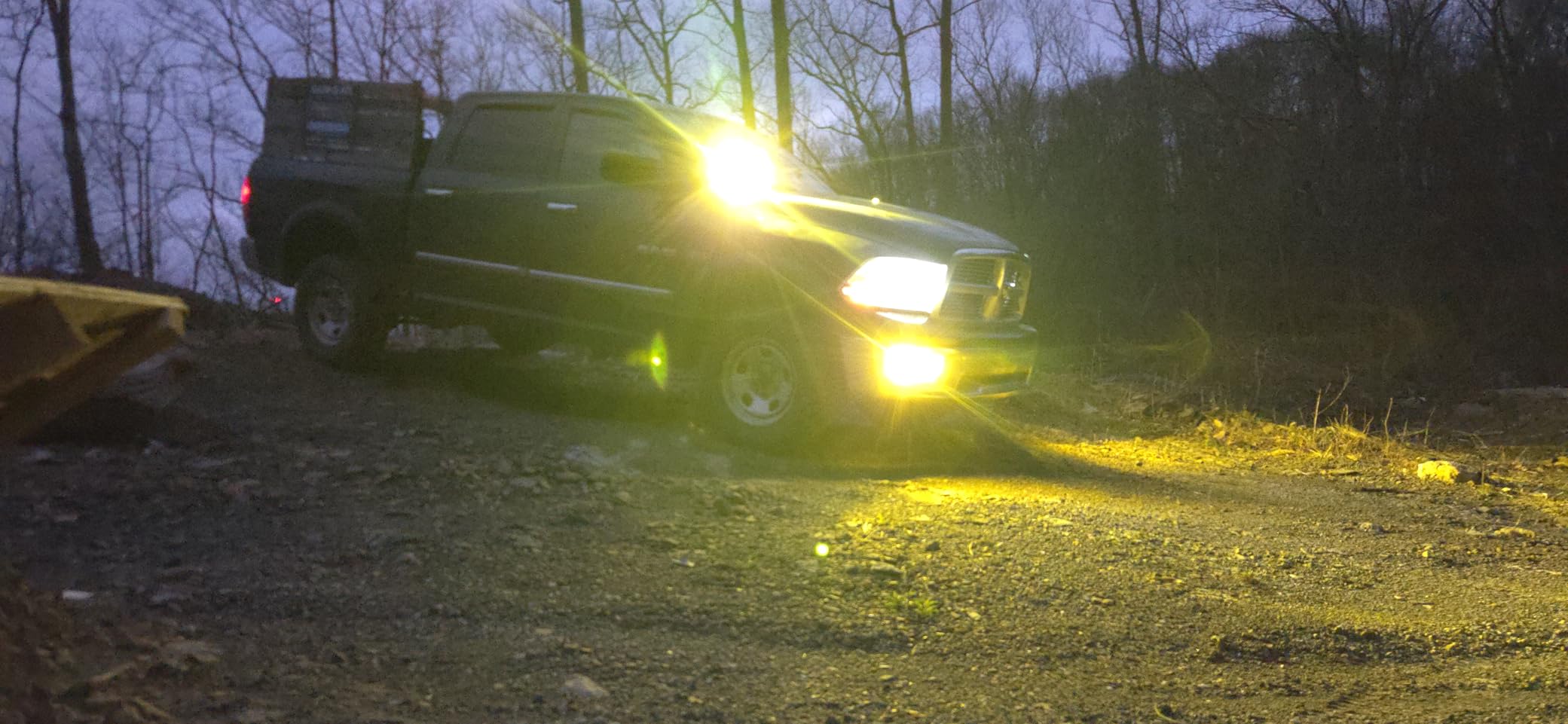 Nilight 2PC 4Inch Yellow Led Pods Triple Row 60W Flood Spot Combo Driving Fog Lights with 16AWG Switch Wiring Harness Kit-2 Leads for Offroad Pickup Trucks ATV UTV SUV, 2 Years Warranty customer photo 1