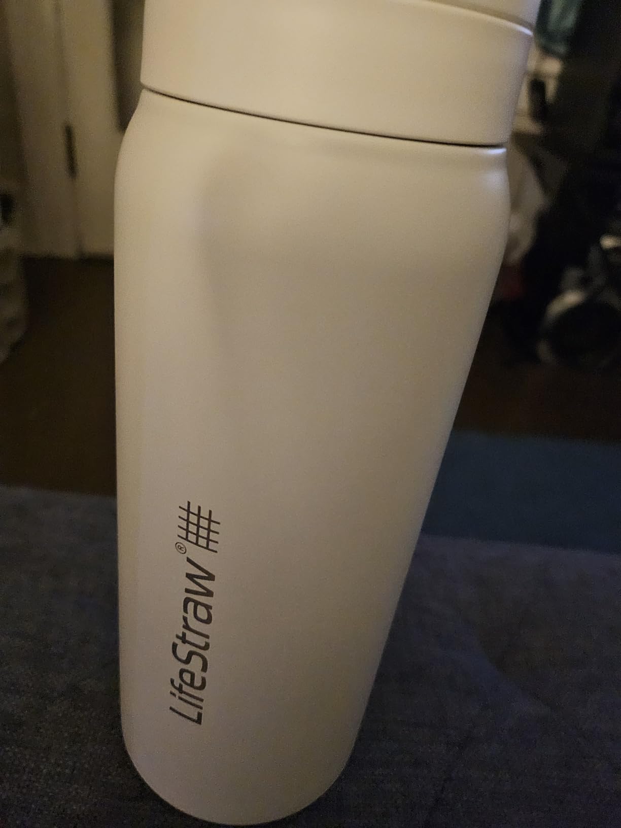 LifeStraw Go Series - Insulated Stainless Steel Water Filter Bottle, 18oz, Laguna Teal customer photo 1