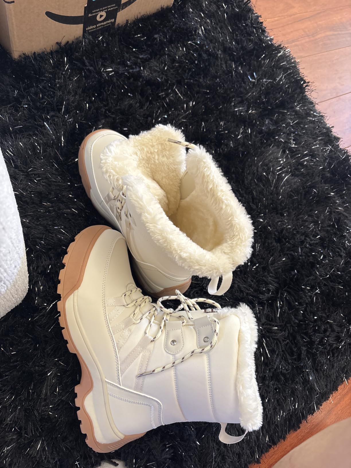 Women's Winter Snow Boots Waterproof customer photo 2