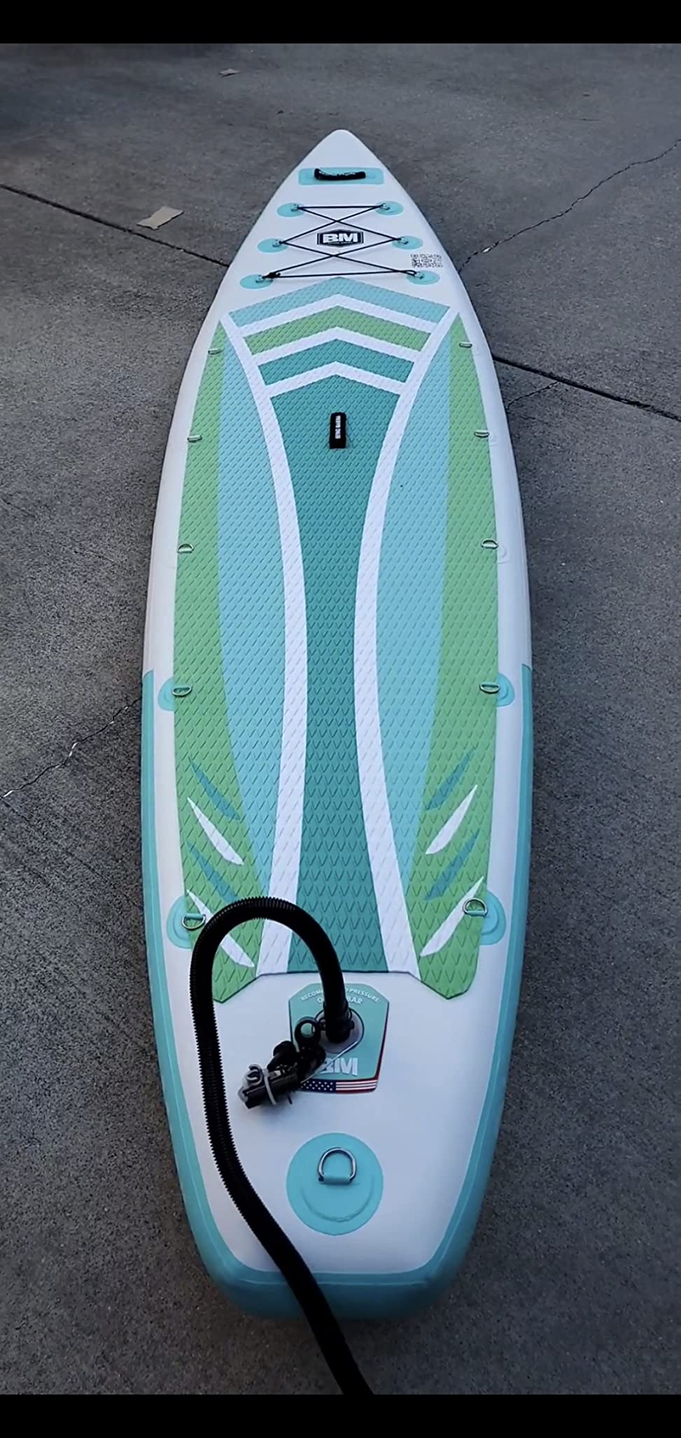 Inflatable Kayak 2 Person Adult - BEYOND MARINA Tandem Kayak with Drop Stitch Floor, Touring Kayak with Aluminum Paddles, Seats, Footrests, Pump, Fins, Adventurer 12.5ft customer photo 1