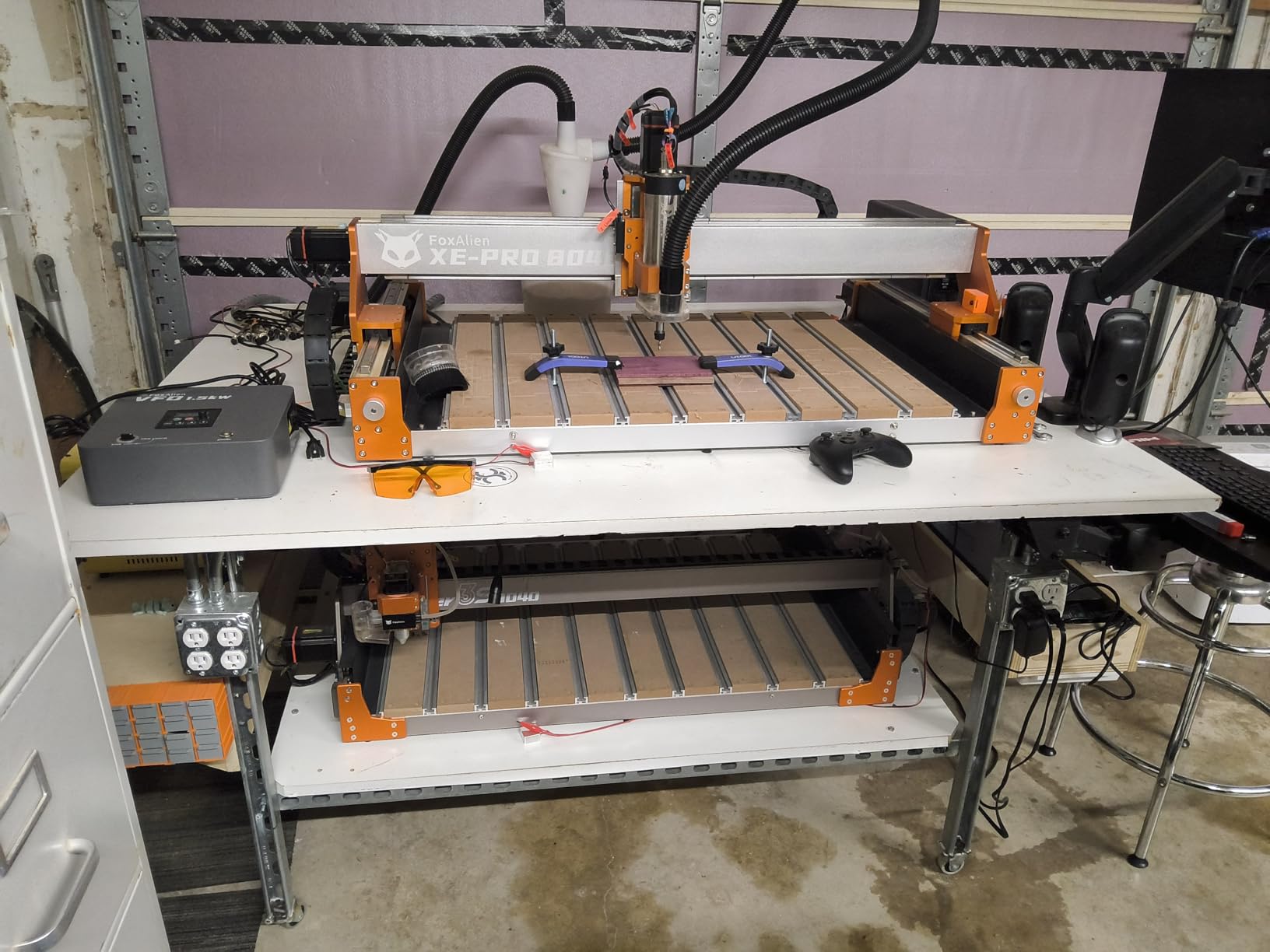 FoxAlien CNC Router Machine XE-PRO with Ball Screws, 400W Spindle 3-Axis Engraving Milling Machine for Wood Aluminum Cutting Upgradable to Linear Rails customer photo 1