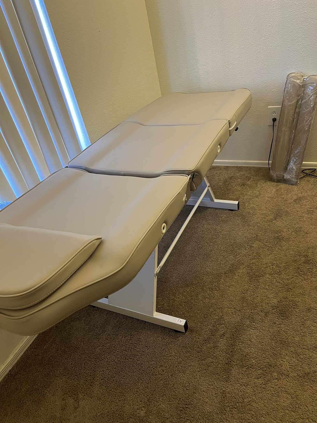 Facial Chair 73inch Adjustable Tattoo Chair with Stool Gray | Facial Bed for Artist Spa Beauty Esthetician customer photo 1