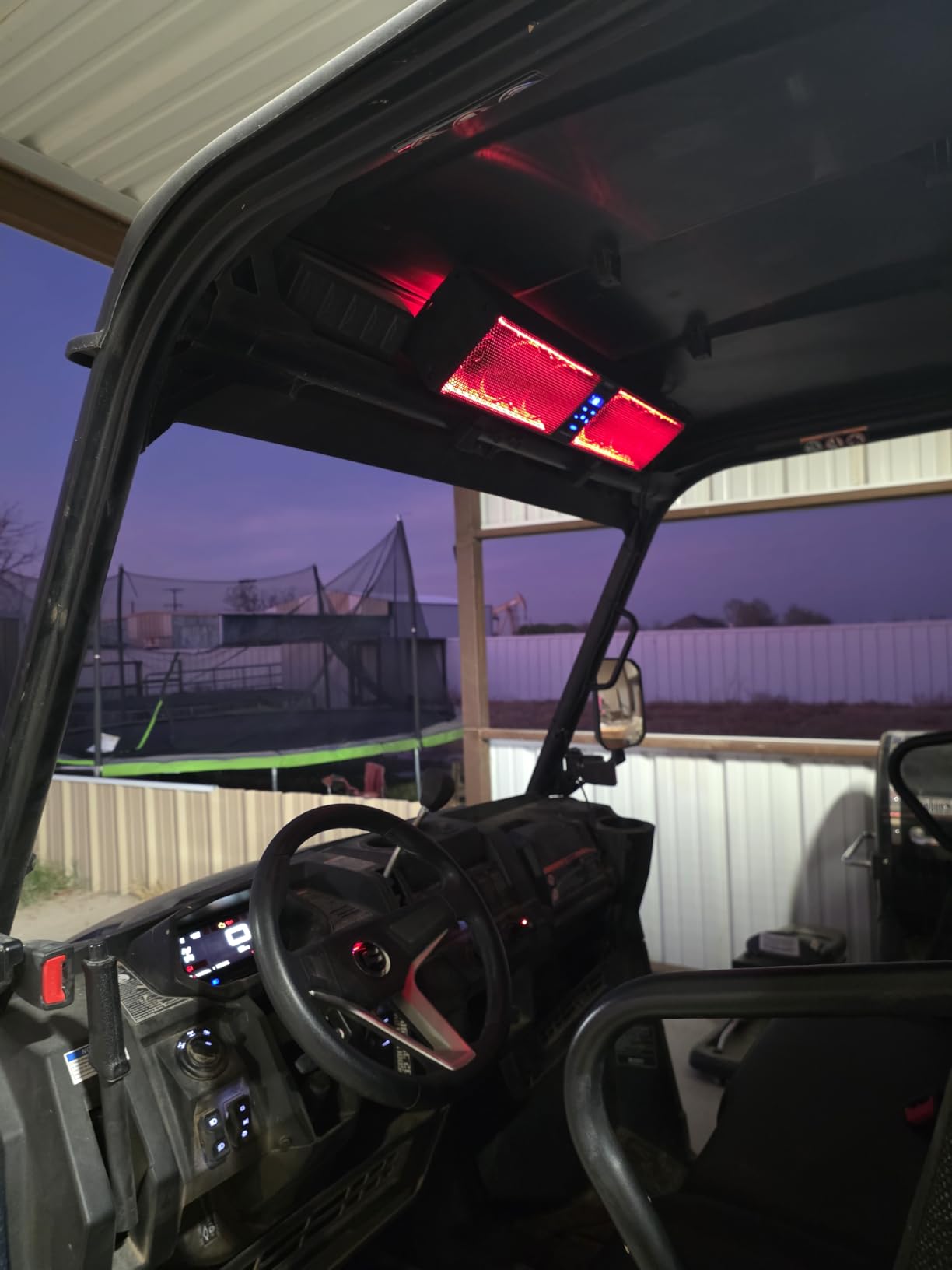 KEMIMOTO 6-Speaker Metal UTV Sound Bar, 25-inch IP65 Waterproof Golf Cart Sound Bar, ATV Speaker with RGB, SxS Soundbar Compatible with Polaris RZR Can-Am w/ 1.25 in - 2 in Roll Bar customer photo 2