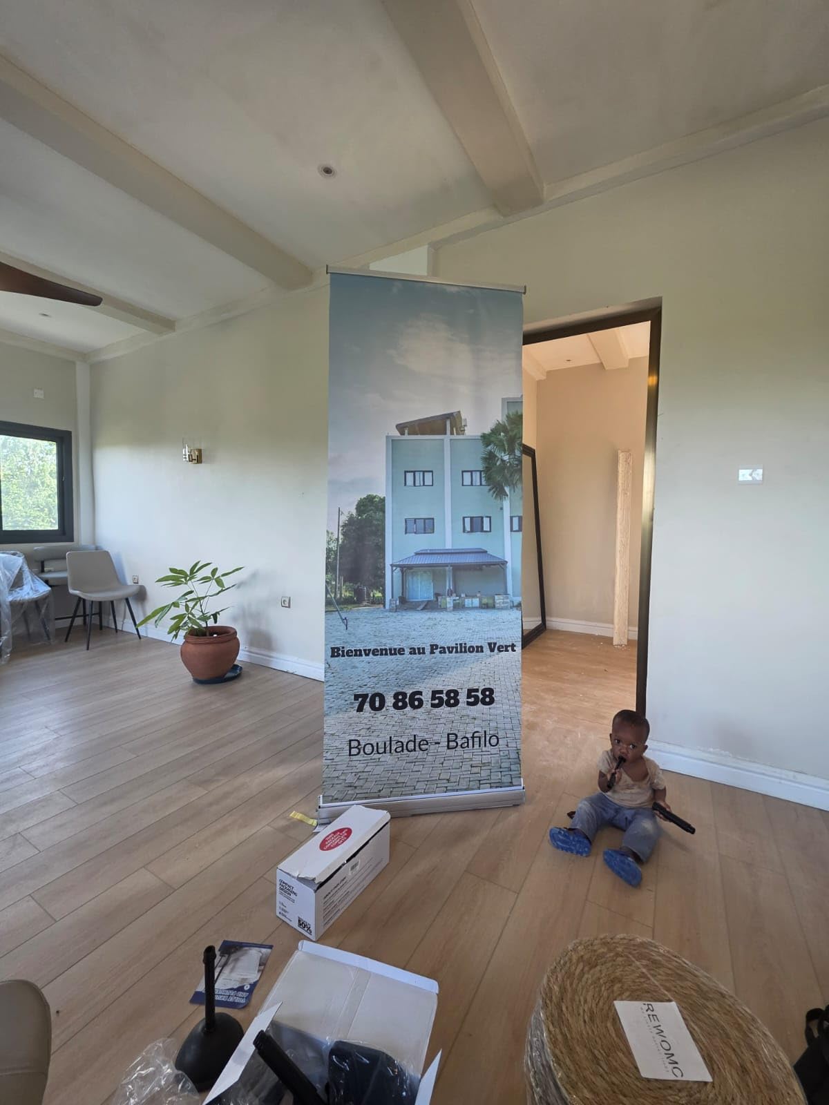 Custom Retractable Banner with Silver Aluminum Stand, Roll Up Banner with Black Travel Bag 33 inch x 81 inch customer photo 1