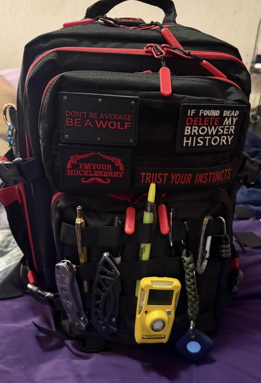 WOLFpak 35L Athletic Gym Backpack - Durable 1000D Waterproof Oxford Material with MOLLE Webbing, Laptop Pocket customer photo 1