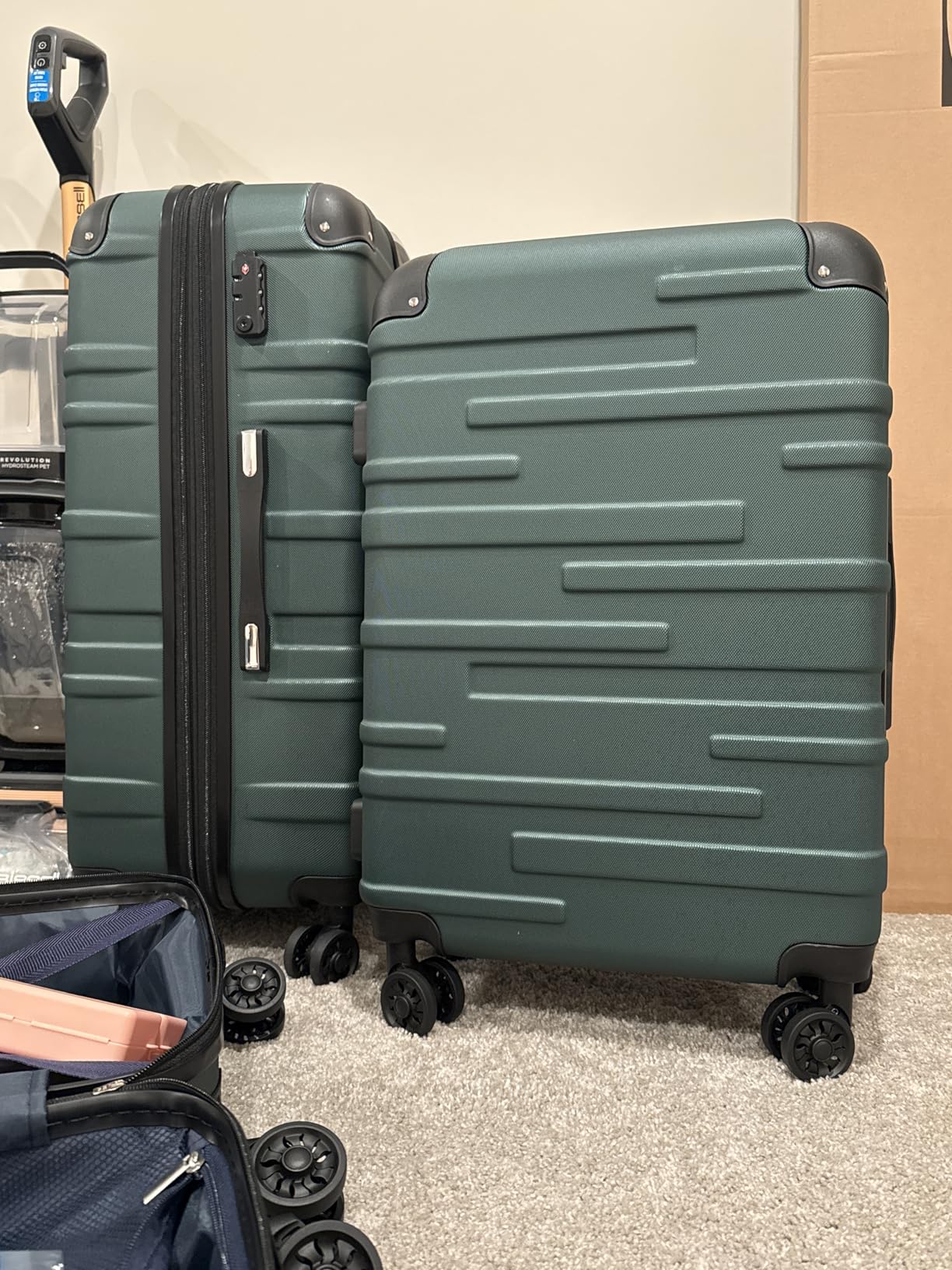 Coolife Hardside ABS Luggage, TSA Lock, Spinner Wheels, 28in Checked customer photo 1