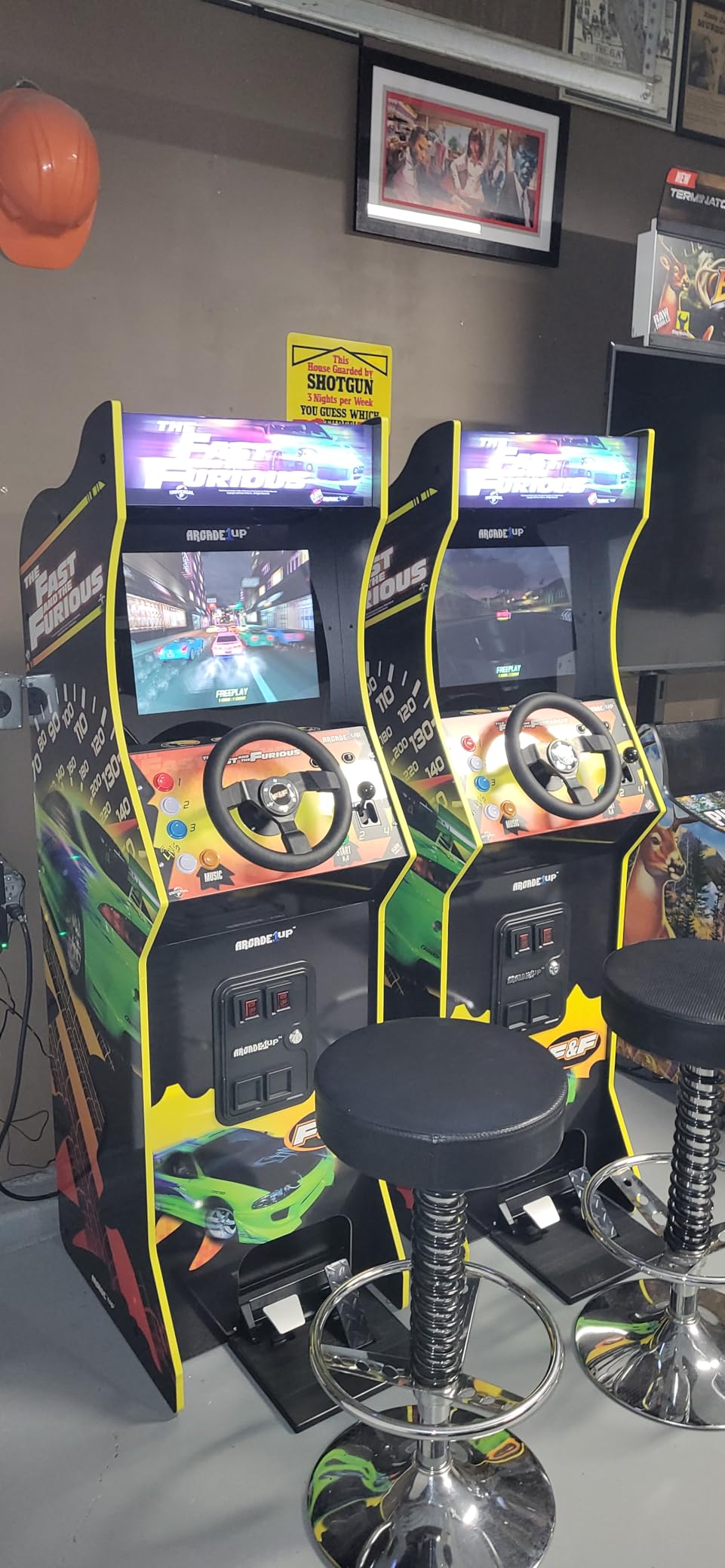 Arcade1Up The Fast and The Furious Deluxe Arcade Machine Gaming Cabinet with Steering Wheel, 4-Position Gear Shift and Wi-Fi Leaderboards customer photo 1