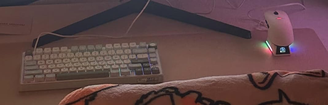 RK ROYAL KLUDGE R75 Mechanical Keyboard Wired with Volume Knob, 75% Keyboard Gasket Mounted, RGB Backlit, Creamy Keyboard with MDA Profile, PBT Keycaps, Hot Swappable Pre-lubed Tactile Switch customer photo 1