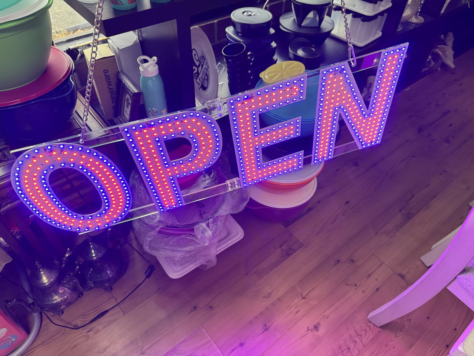 LED Open Sign for Business, 30