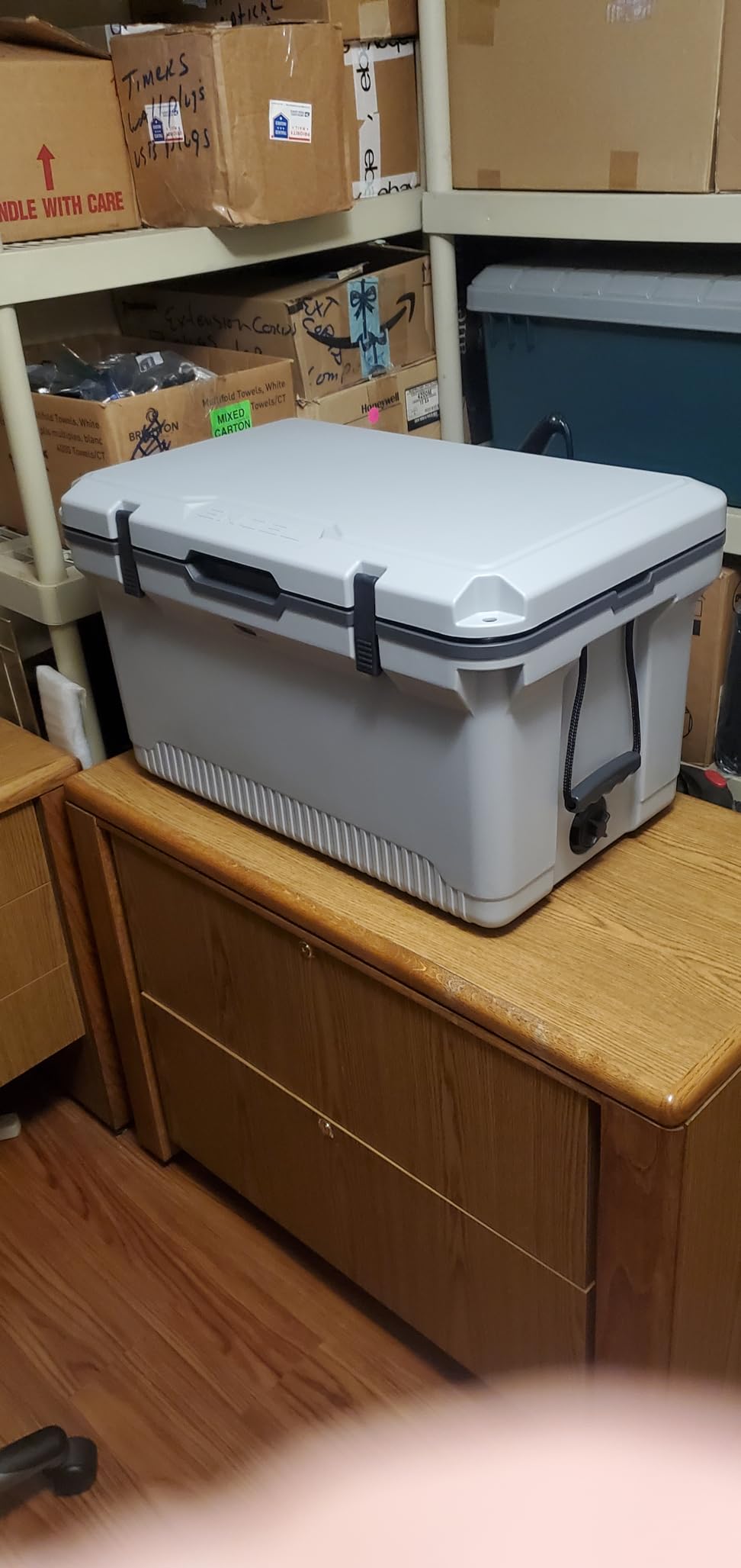 ENGEL 60 QT Ultra-Light Injection Molded Cooler - Ice Chest Keeps Ice up to 7 Days customer photo 2