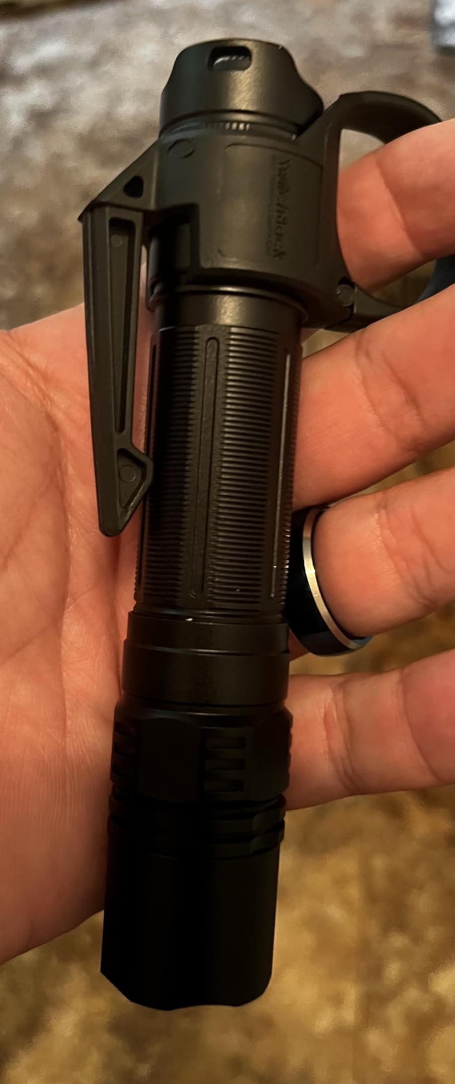 Fenix PD35 v3.0 Rechargeable Tactical Flashlight, 1700 Lumens EDC Light with Organizer (Green) customer photo 2