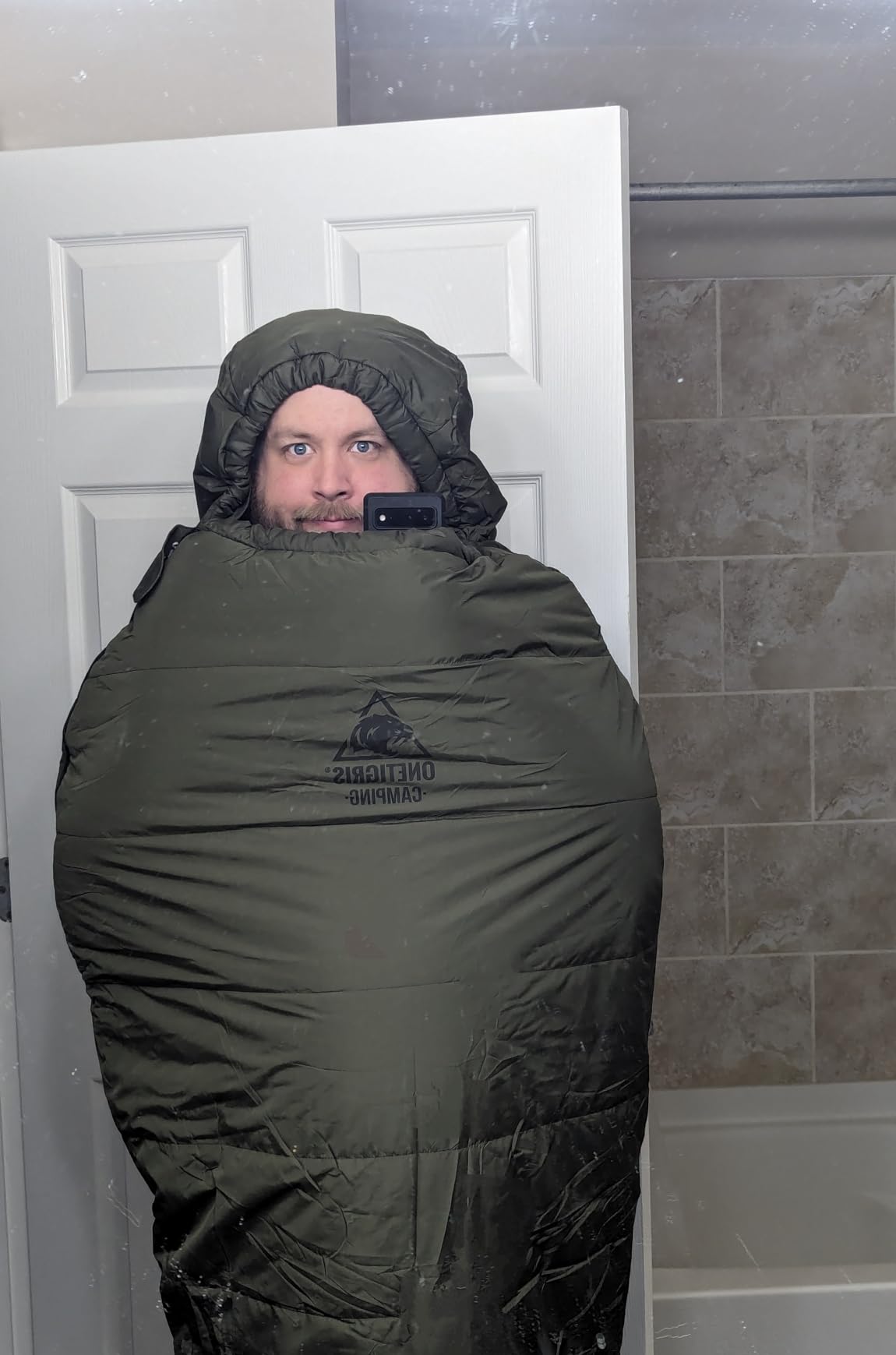 OneTigris Bushcrafter's Sleeping Bags, Mummy Sleeping Bag for Camping Hiking Backpacking, Survival Gear customer photo 1
