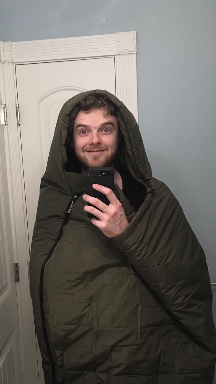 OneTigris Bushcrafter's Sleeping Bags, Mummy Sleeping Bag for Camping Hiking Backpacking, Survival Gear customer photo 2