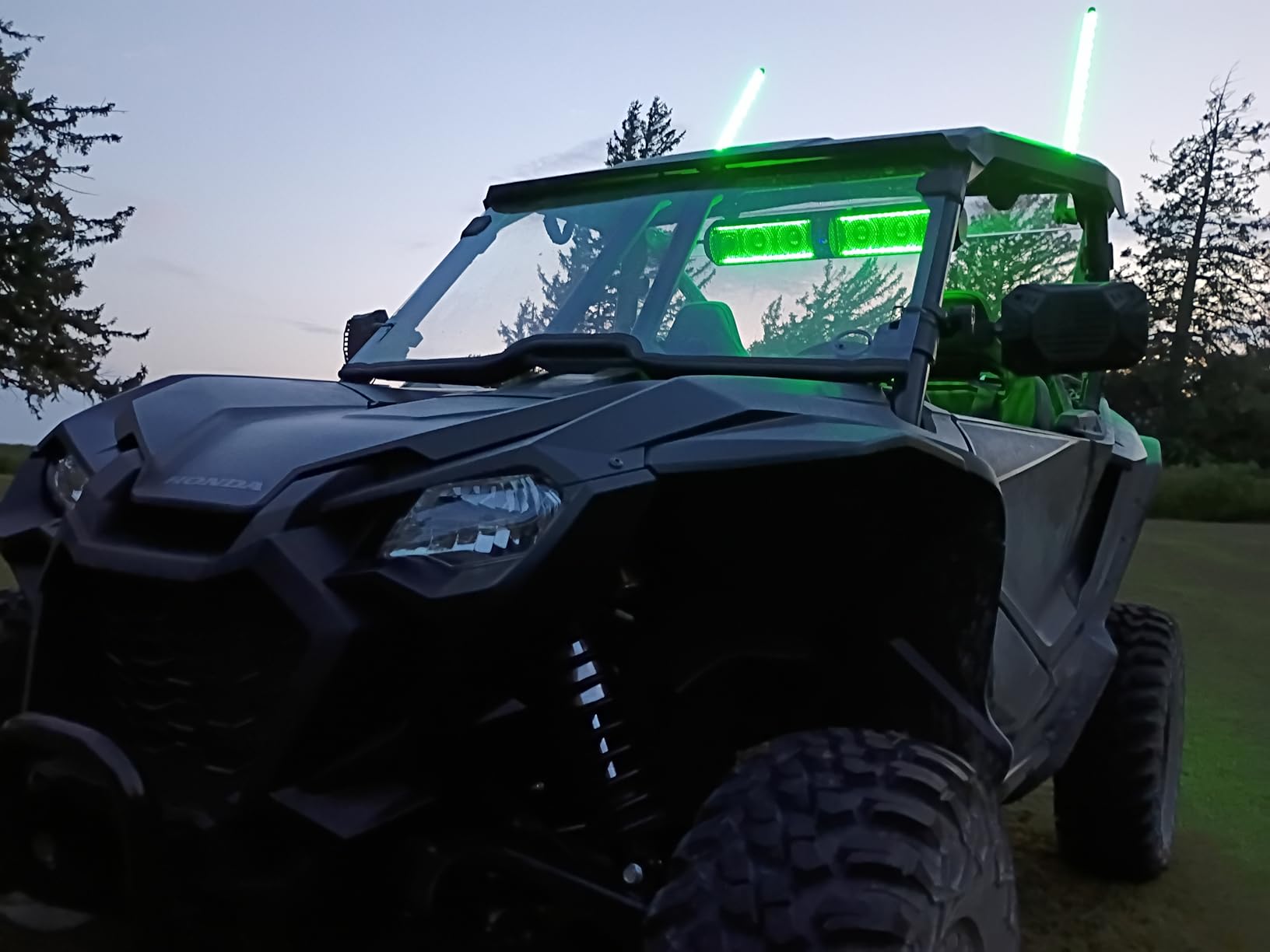 KEMIMOTO UTV Sound Bar 28 Inch ATV Soundbar 4X Subwoofers LED Party Lights Bluetooth customer photo 1