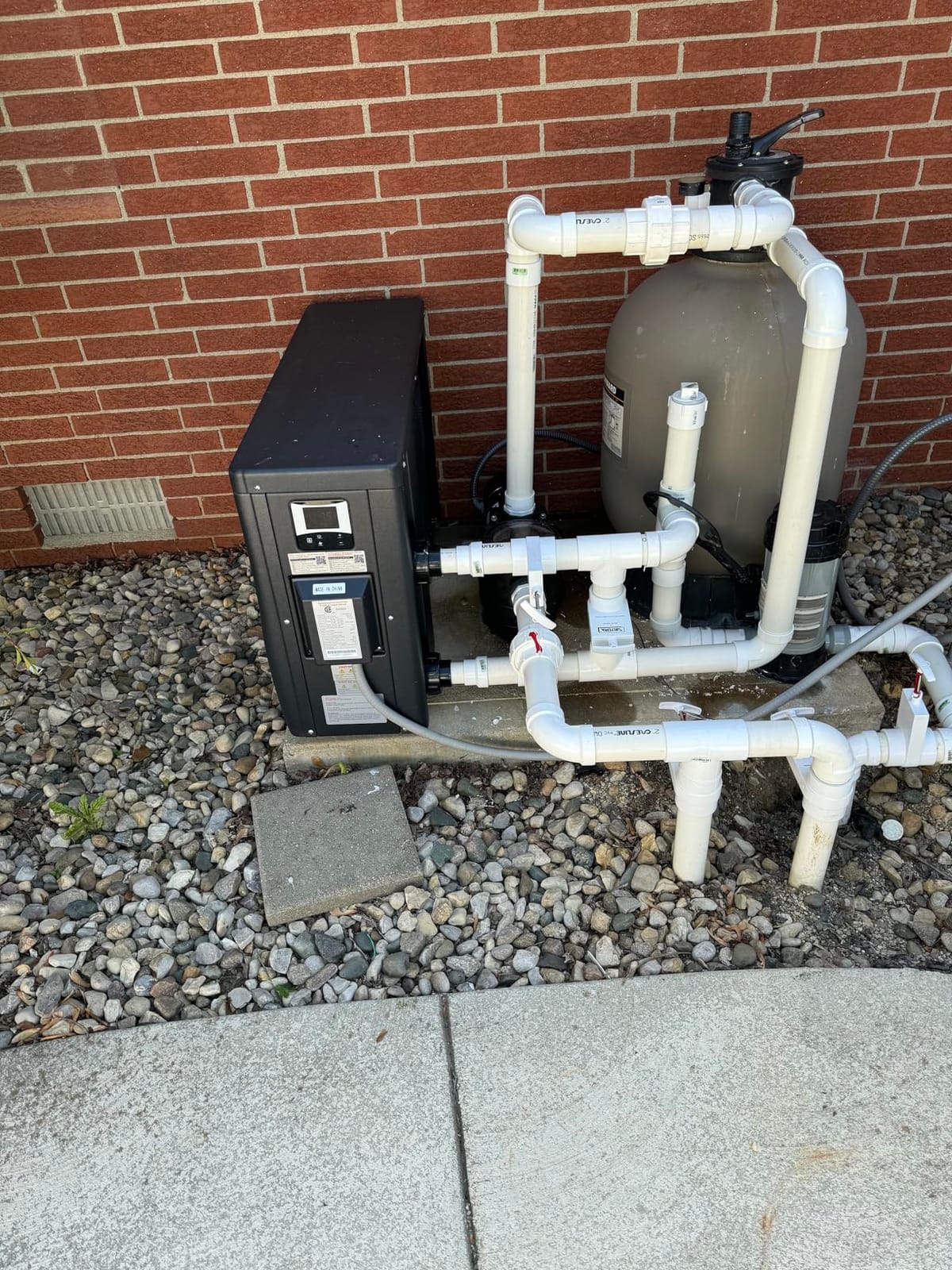 Raypak Crosswind 30i 28,000BTU Electric Swimming Pool Heat Pump Heater, 208/230V Hard Wired Inverter Technology, WiFi, Above Ground & In Ground Pool and spa Heater and Chiller, 7500 Gallon, Heat Cool customer photo 1