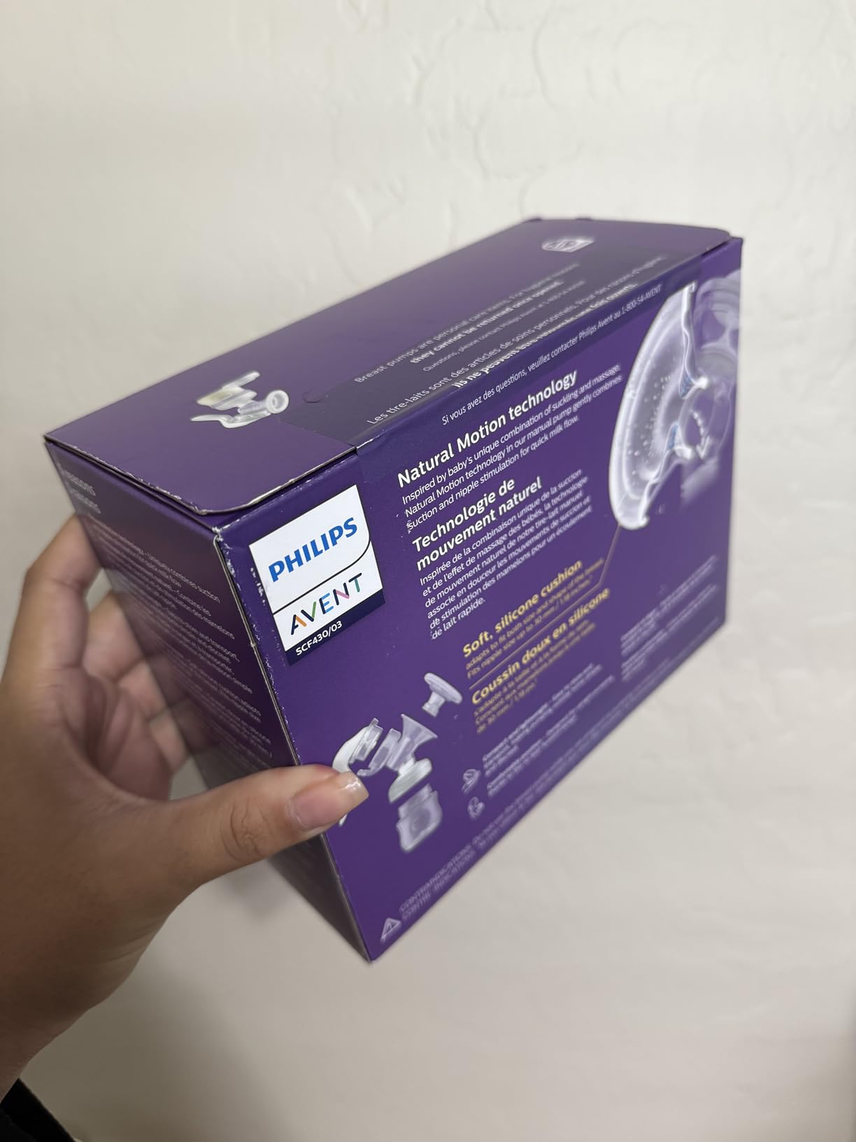 Philips Avent Manual Portable Breast Pump with Natural Motion Technology | Soft Silicone Cushion, Fits 99.98% of all Nipple Sizes, Portable and Lightweight, Easy to Clean, BPA-Free customer photo 2