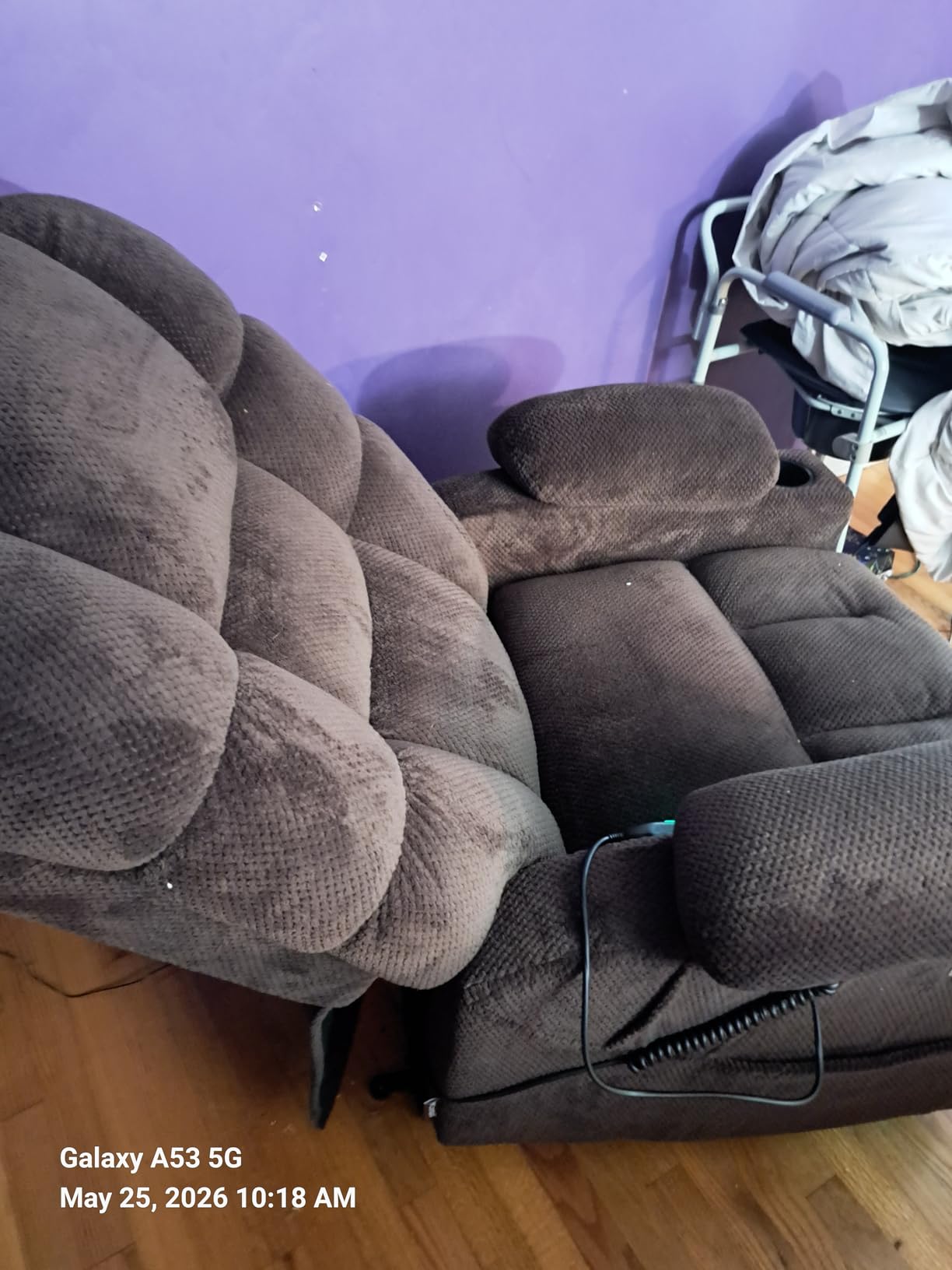 MCombo 3 Motor Large Power Lift Recliner for Elderly, Massage & Heat, 7634 | Lay Flat, Infinite Position, Power Headrest, Tall Elderly, 4.7
