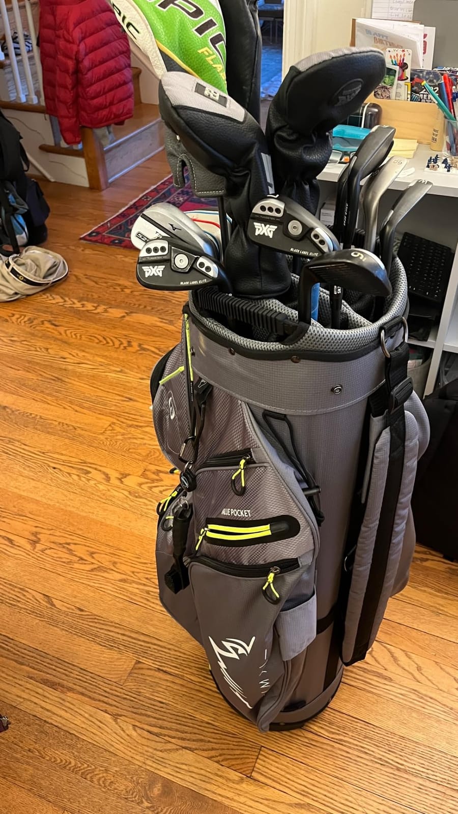 uniHimal Golf Cart Bag, 15 Way Organizer Divider Top with Handles | 15 Separate Compartments, Extra Storage Pockets, Rain Cover, Comfortable carry handles, Tough Abrasion-Resistant Materials customer photo 2