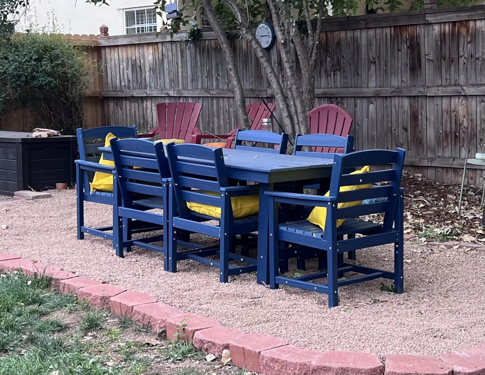 SERWALL 7 Pcs Outdoor Dining Set, 67