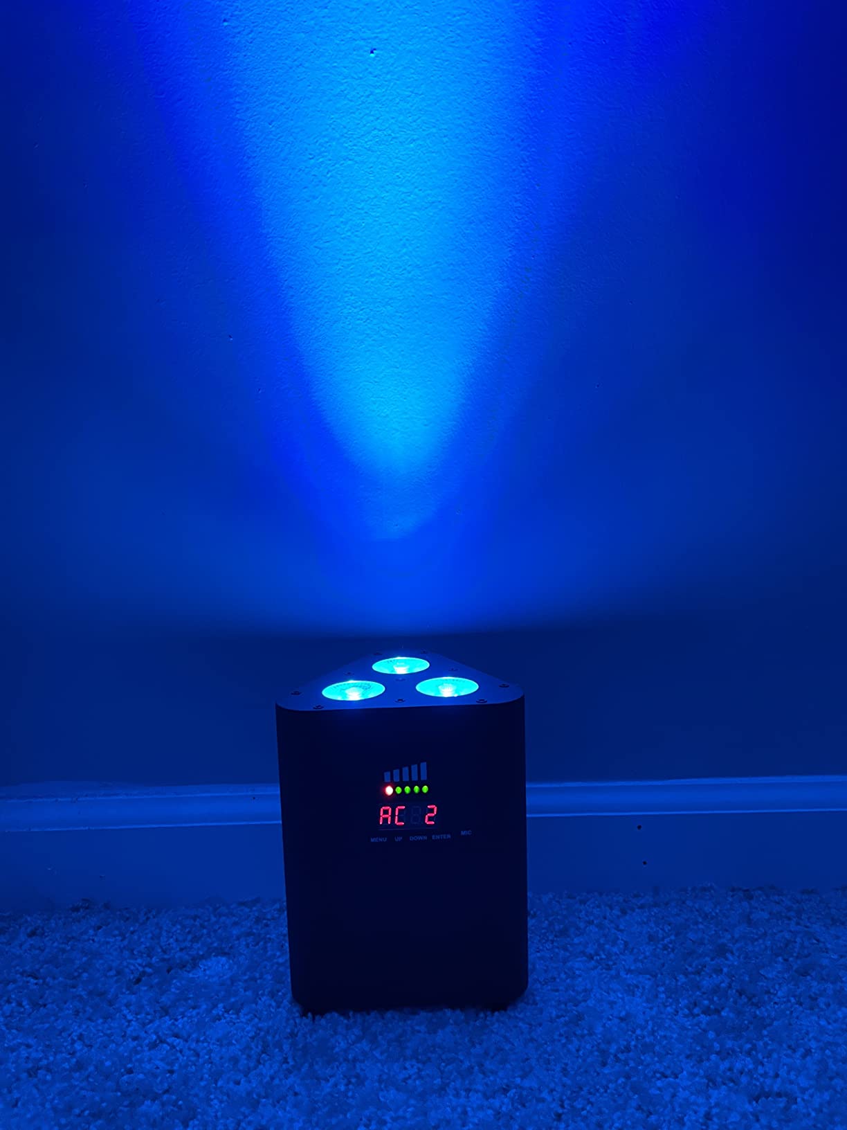Battery Powered Stage Par Lights - 4IN1 RGBW Full Color LED - 6H All-Color Runtime - Remote & DMX Control - Rechargeable Uplights for DJ Event Live Show Wedding Party Church - 2 Pack customer photo 1