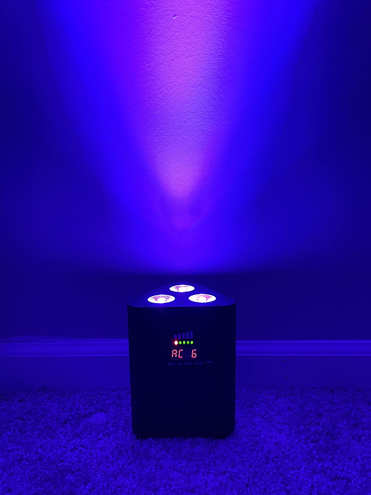 Battery Powered Stage Par Lights - 4IN1 RGBW Full Color LED - 6H All-Color Runtime - Remote & DMX Control - Rechargeable Uplights for DJ Event Live Show Wedding Party Church - 2 Pack customer photo 2