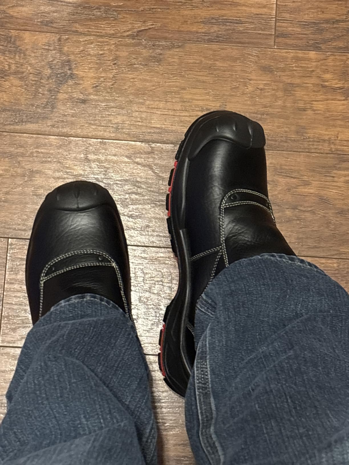 Welding Boots for Men - Composite Toe Safety Boot, Fire and 300 Heat Resistant, Welder Working Footwear customer photo 2