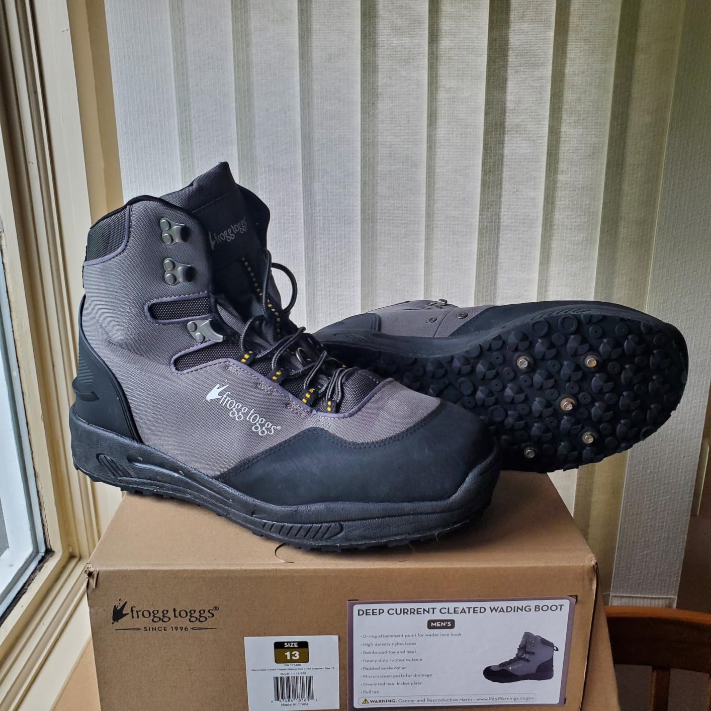 FROGG TOGGS Men's Deep Current Durable Wading Boot customer photo 2