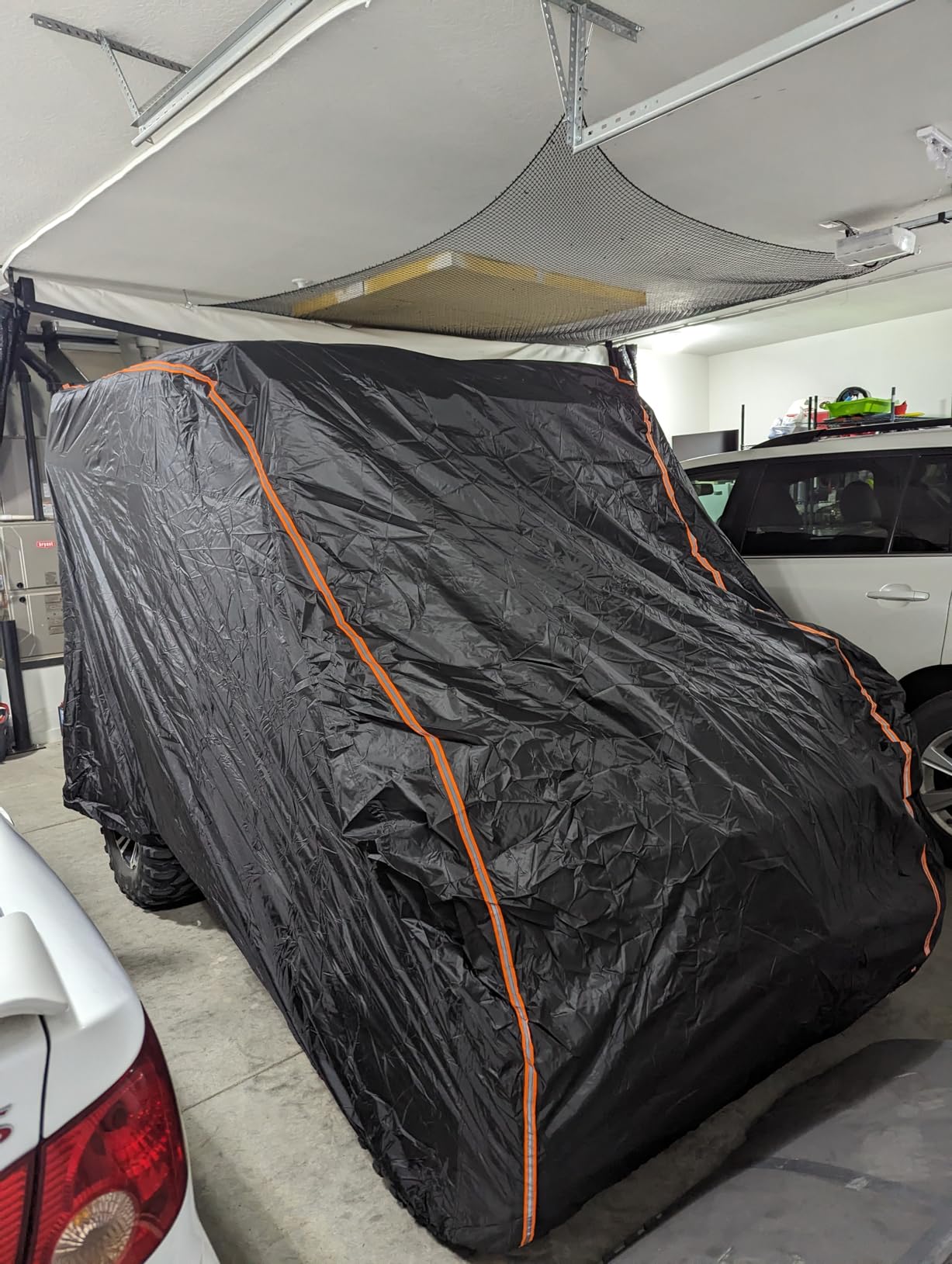 KEMIMOTO UTV Cover 4 Seater Compatible with Polaris RZR 162''x66''x73'' | Compatible with Can-Am Defender MAX, Uforce 1000 XL, Heavy Oxford Cloth, PU Coating, UV/Wind/Tear Resistant, Reflective Strips customer photo 2