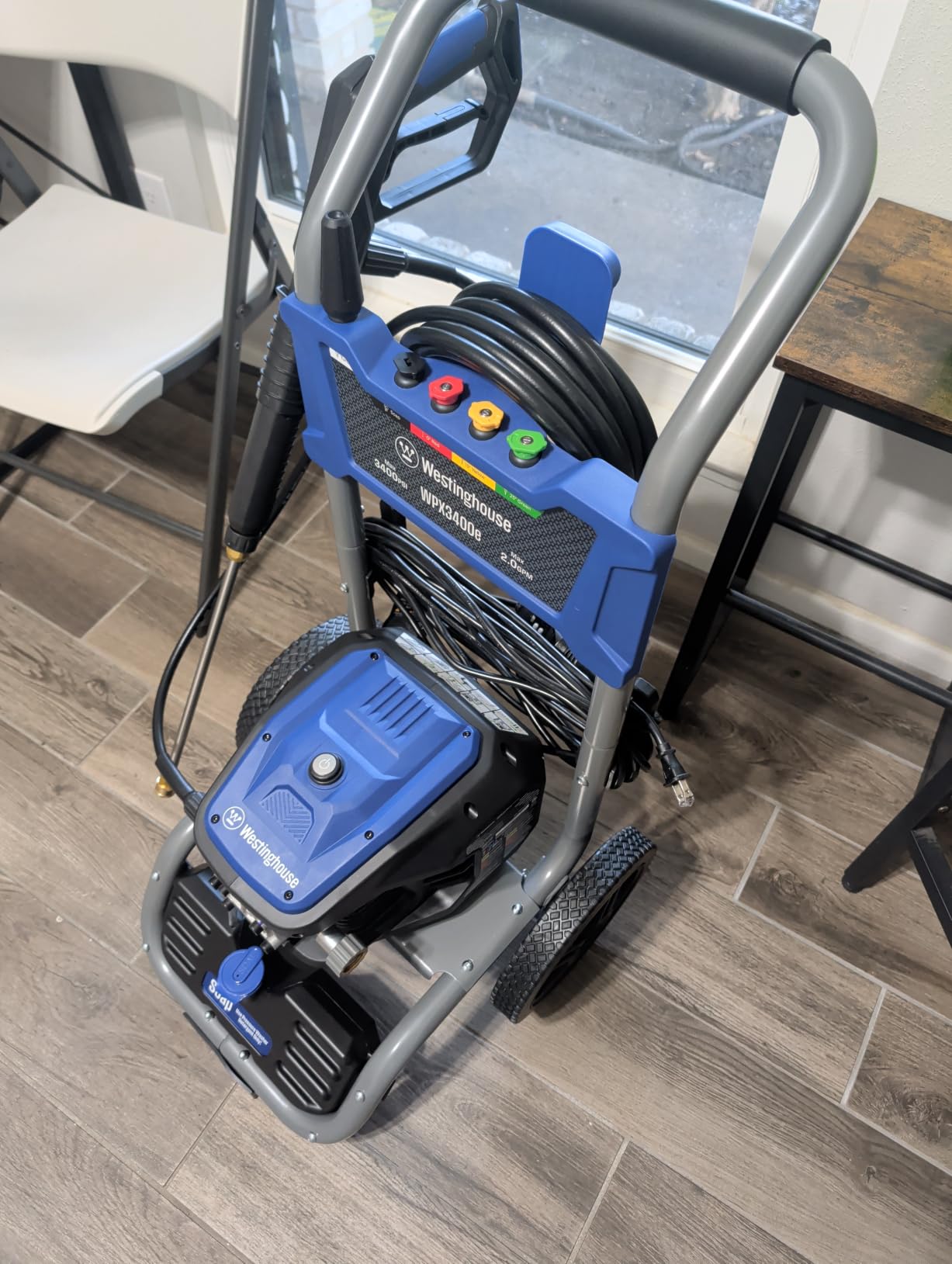 Westinghouse WPX3400e Electric Pressure Washer, 3400 Max PSI and 2.0 Max GPM, Brushless Motor, Onboard Soap Tank, Spray Gun and Wand, 5 Nozzle Set, for Cars/Fences/Driveways/Homes/Patios/Furniture customer photo 2