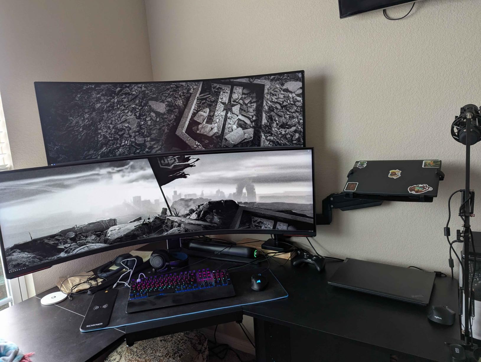 ULTRARM Heavy Duty Monitor Arm for Ultrawide Monitors up to 57