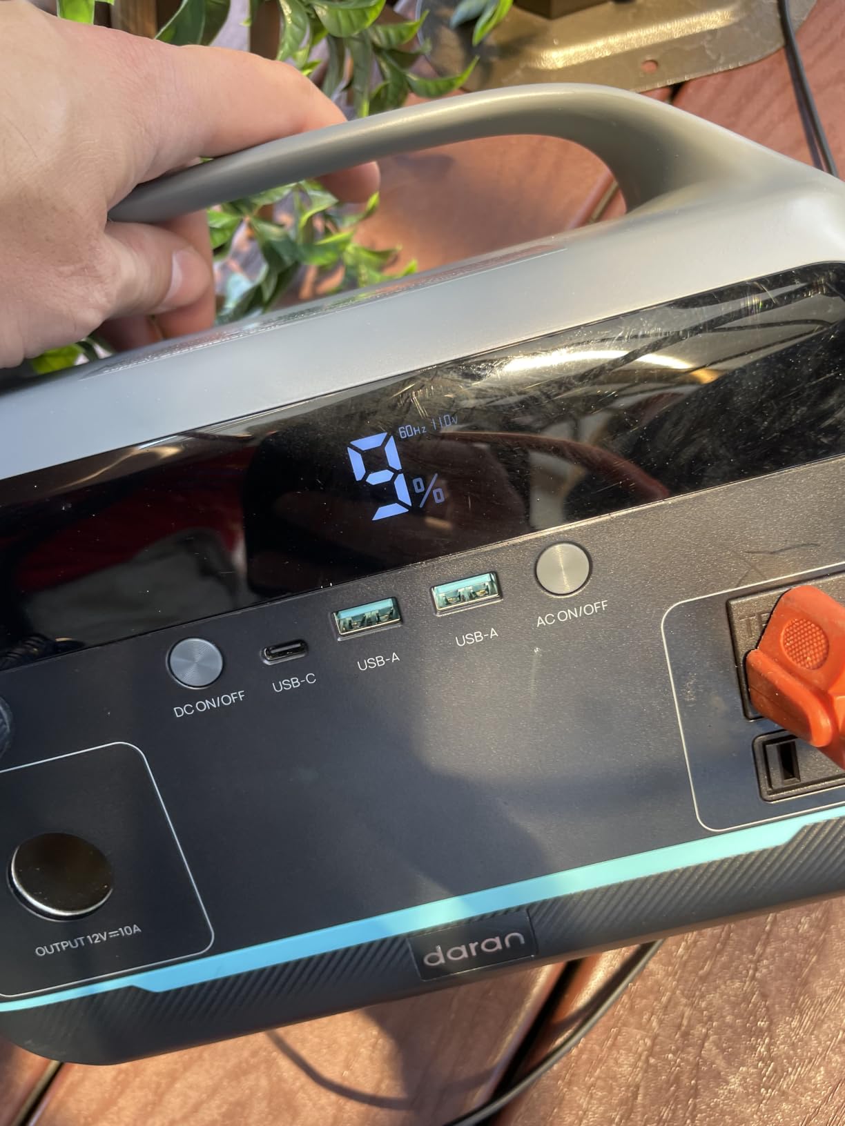 Daran Portable Power Station 89.6Wh LiFePO4 Battery 100W(200W Peak) Solar Power Bank, Portable Charger Small Generator with AC Outlets & PD Fast Charging for Home/Laptop/Camping(Solar Panel Optional) customer photo 1