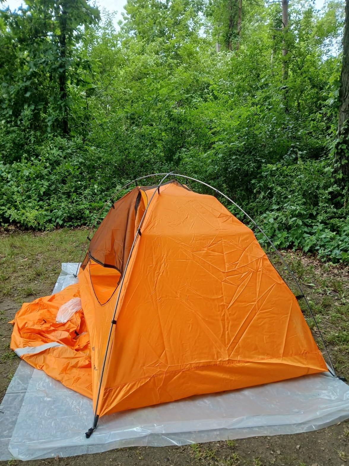 Clostnature 4 Season Backpacking Tent - 1/2 Person Cold Weather Winter Tent, Snow Tent, Aluminum Pole, PU 5000, Easy Setup, Lightweight, Waterproof, All Season Weather Tent customer photo 1