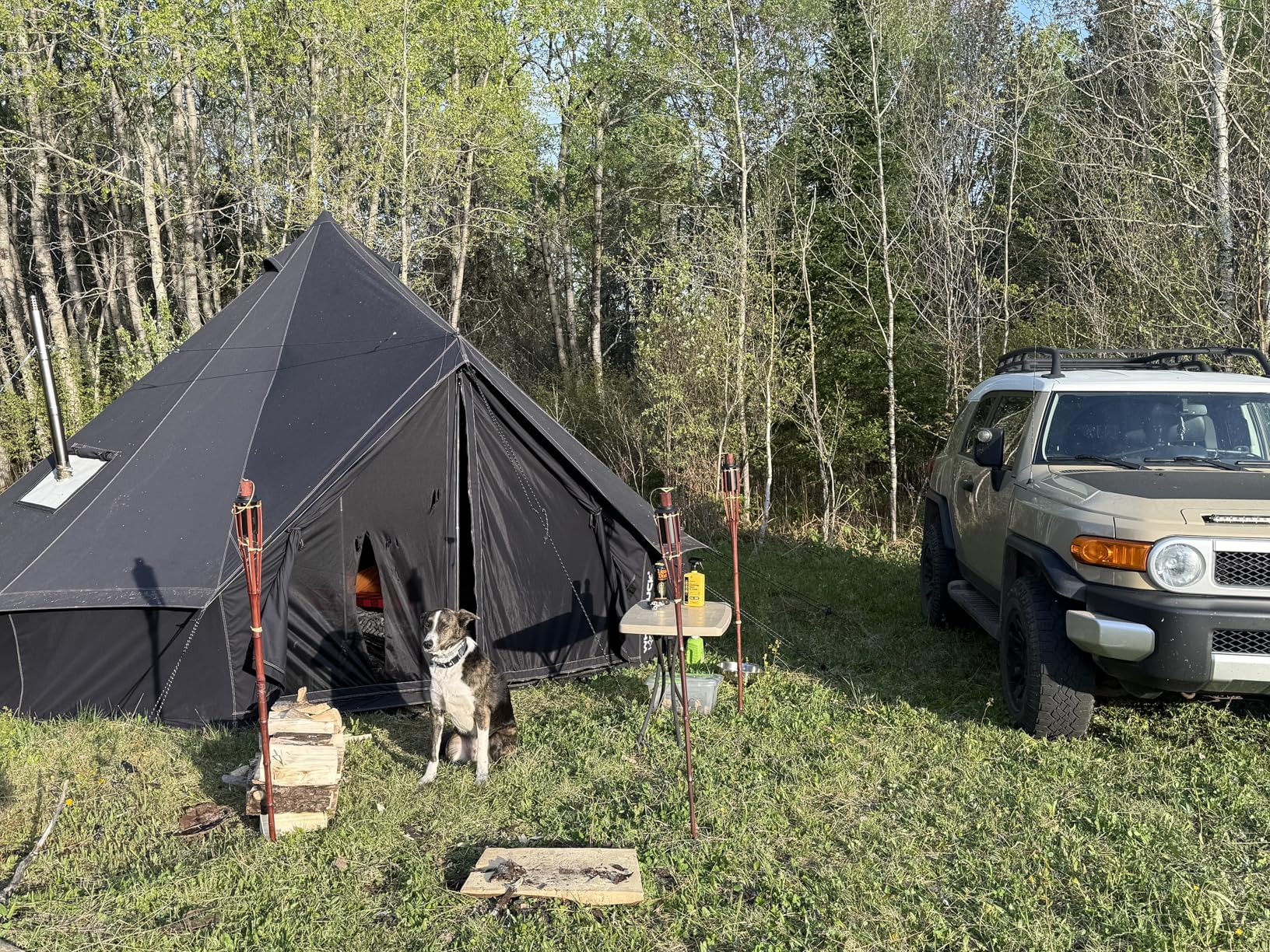 WHITEDUCK Regatta Canvas Bell Tent - w/StoveJack, Waterproof, 4 Season Luxury Camping and Glamping Yurt Tent Outdoor customer photo 1