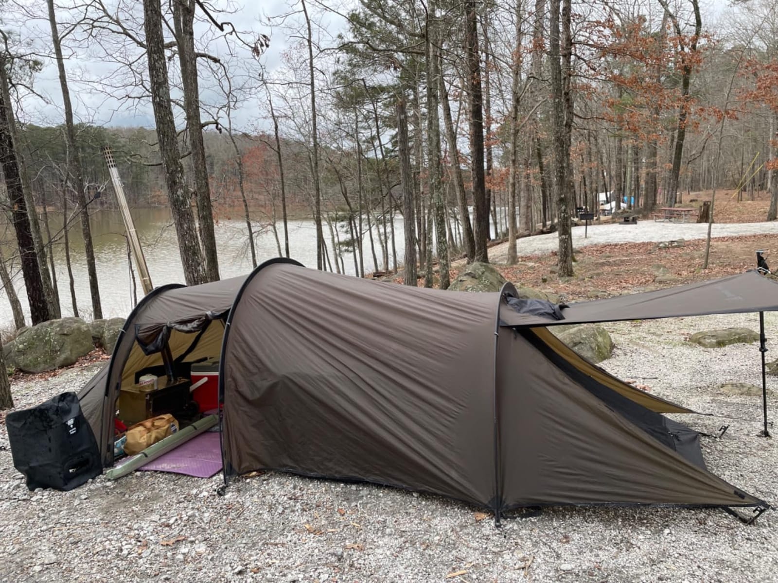 4 Season Hot Tent with Stove Jack for 1-6 Person | Windproof, Waterproof Hot Tent with Stove Jack and Snow Skirt for Camping, Hiking, Backpacking and Outdoor Adventures customer photo 2