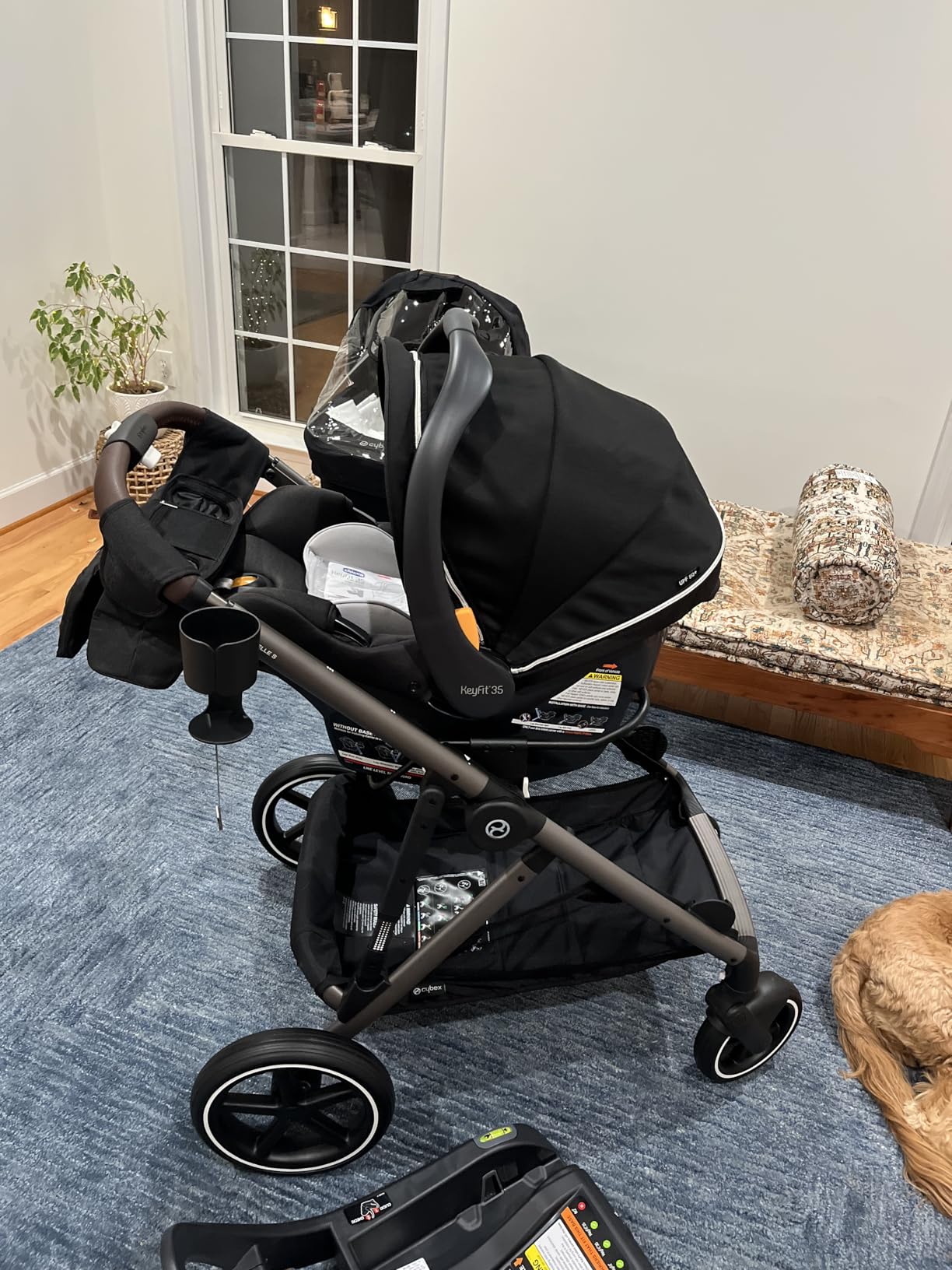 Cybex Gazelle S All-in-One Toddler and Baby Stroller with Over 20 Modular Configurations, Ergonomic Near-Flat Recline, Shopper Basket, and Compact Fold, Moon Black, Black Frame customer photo 1
