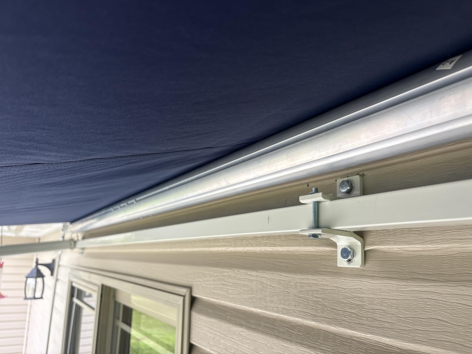 U-MAX Awnings for Outside, 10' x 8' Retractable Awning for Patio, Beige | Sun Shade Manual Patio Awning, Outdoor Door Window Awning with Crank Handle for Deck, Porch, Home, Backyard, Balcony customer photo 2