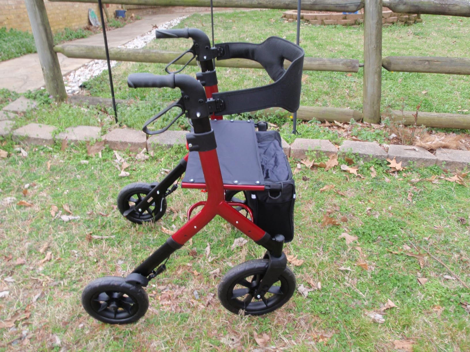 MAXWALK Tall Rollator Walker with Seat for Seniors, 12