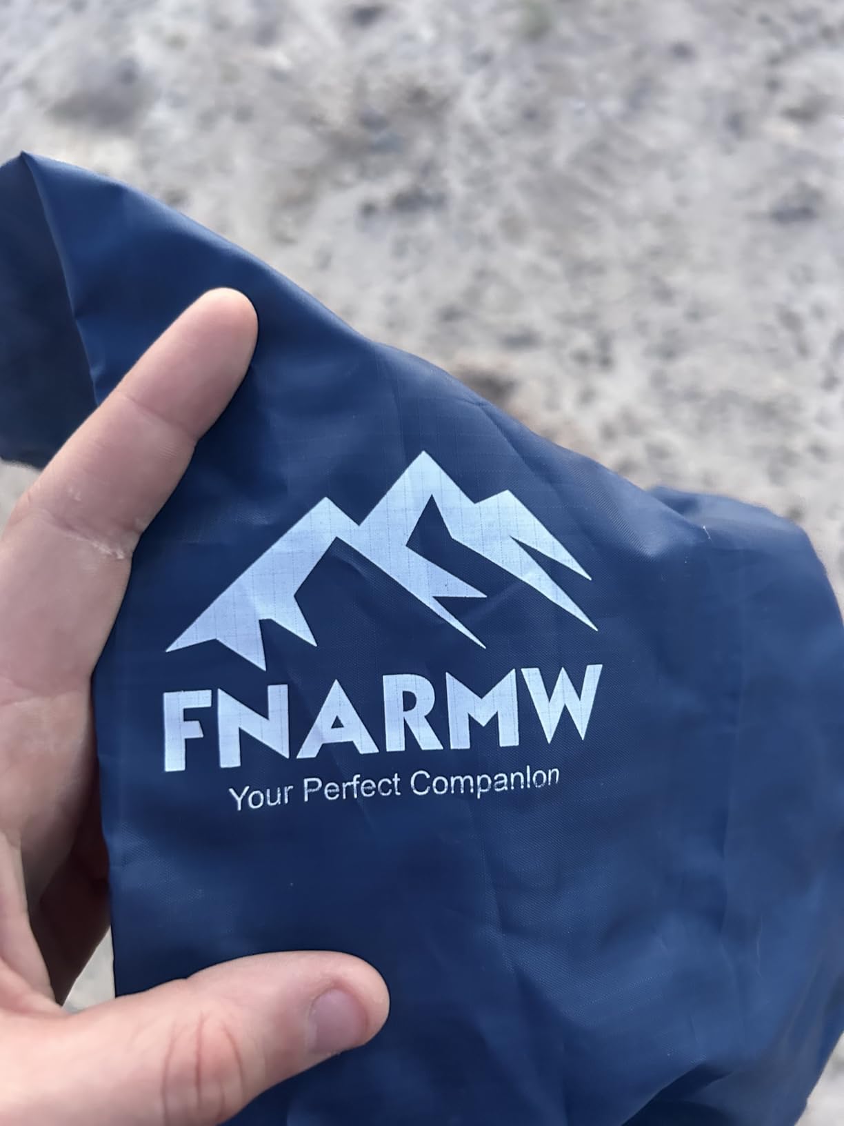 FNARMW Double Sleeping Pad Camping, Self Inflating 6'' Extra-Thick 2 Person Pillow Built-in Foot Pump Waterproof Inflatable Sleeping Mat Backpacking, Tent, Hiking, Portable Camping Pad (Navy Grey) customer photo 1