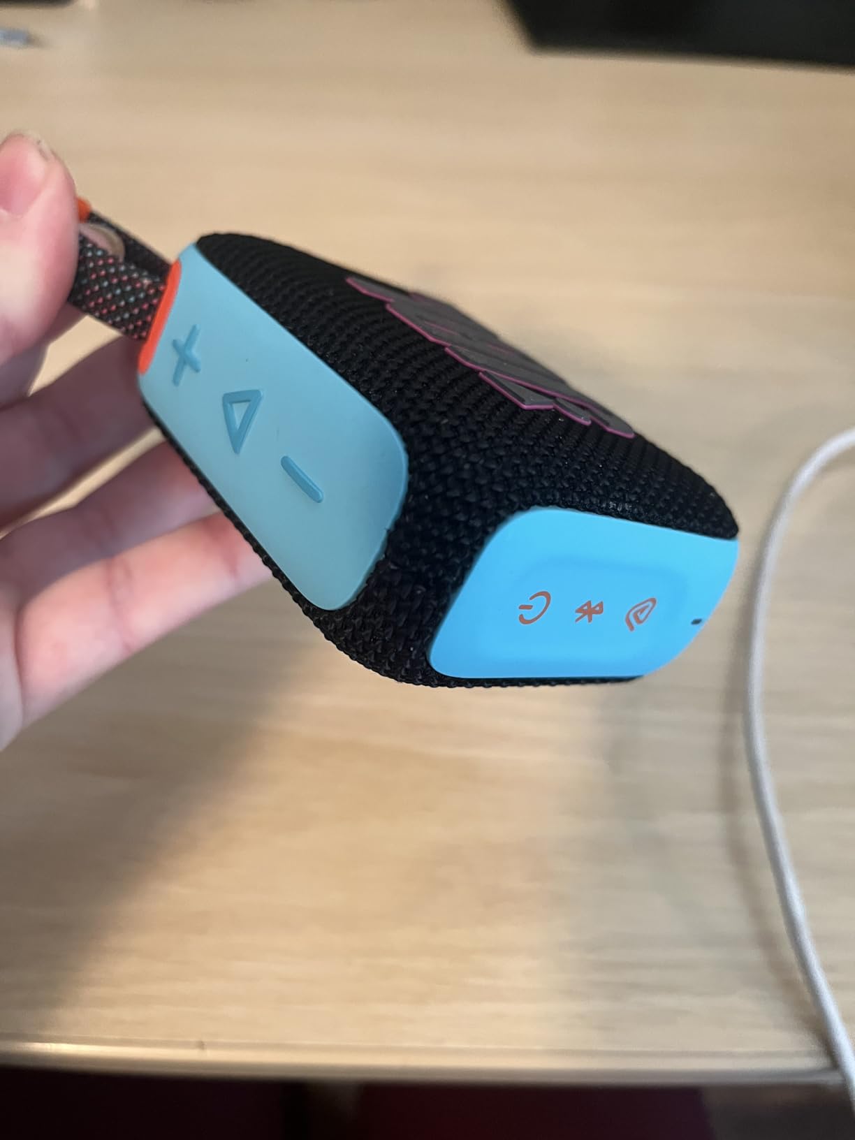 JBL Go 4 - Ultra-Portable Bluetooth Speaker - Blue | Ultra-portable JBL Pro Sound with punchier bass, Up to 7 hours of playtime plus 2 hours with Playtime Boost customer photo 2