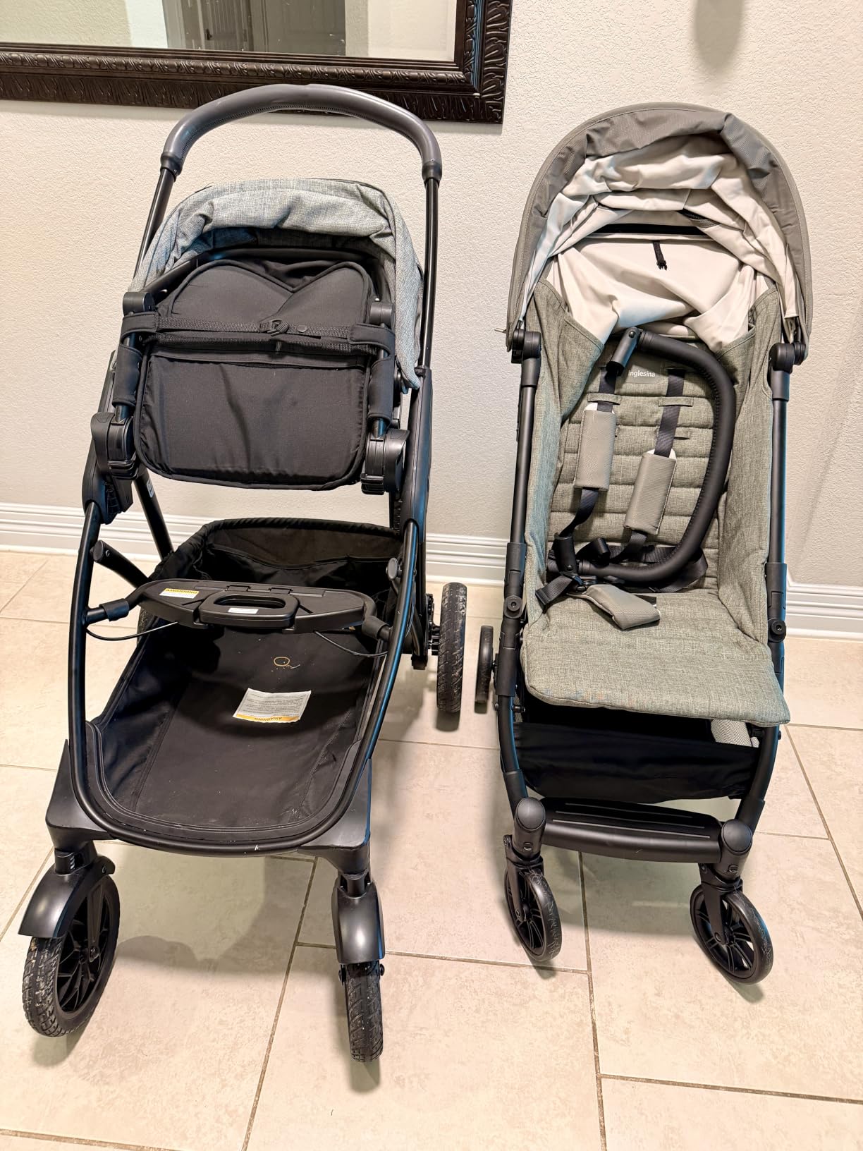 Inglesina Quid 2 Stroller - Elephant Gray - Ultra Compact Lightweight Travel Stroller, Babies and Toddlers, Airplane Overhead, Foldable, Reclining Seat, Collapsible Canopy, 3 Months - 50 lbs, BPA Free customer photo 1