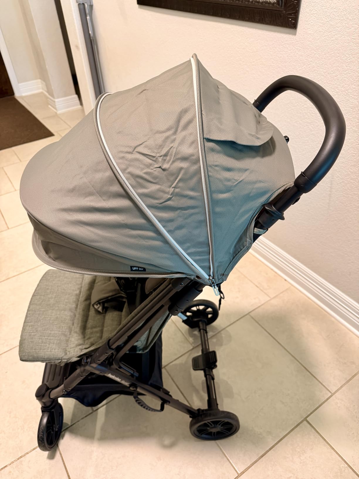 Inglesina Quid 2 Stroller - Elephant Gray - Ultra Compact Lightweight Travel Stroller, Babies and Toddlers, Airplane Overhead, Foldable, Reclining Seat, Collapsible Canopy, 3 Months - 50 lbs, BPA Free customer photo 2