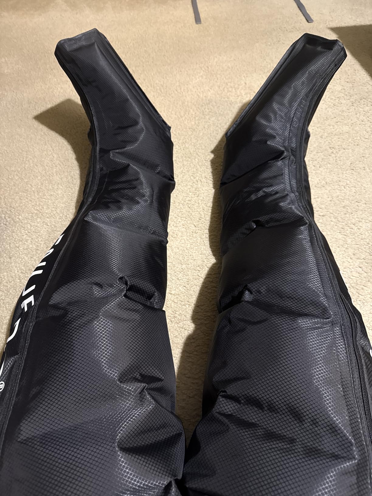 Leg Compression Massager, Air Compression Boots for Circulation | Full-leg sequential air compression for circulation & faster recovery; athlete recovery system, dynamic air, USA owned customer photo 2