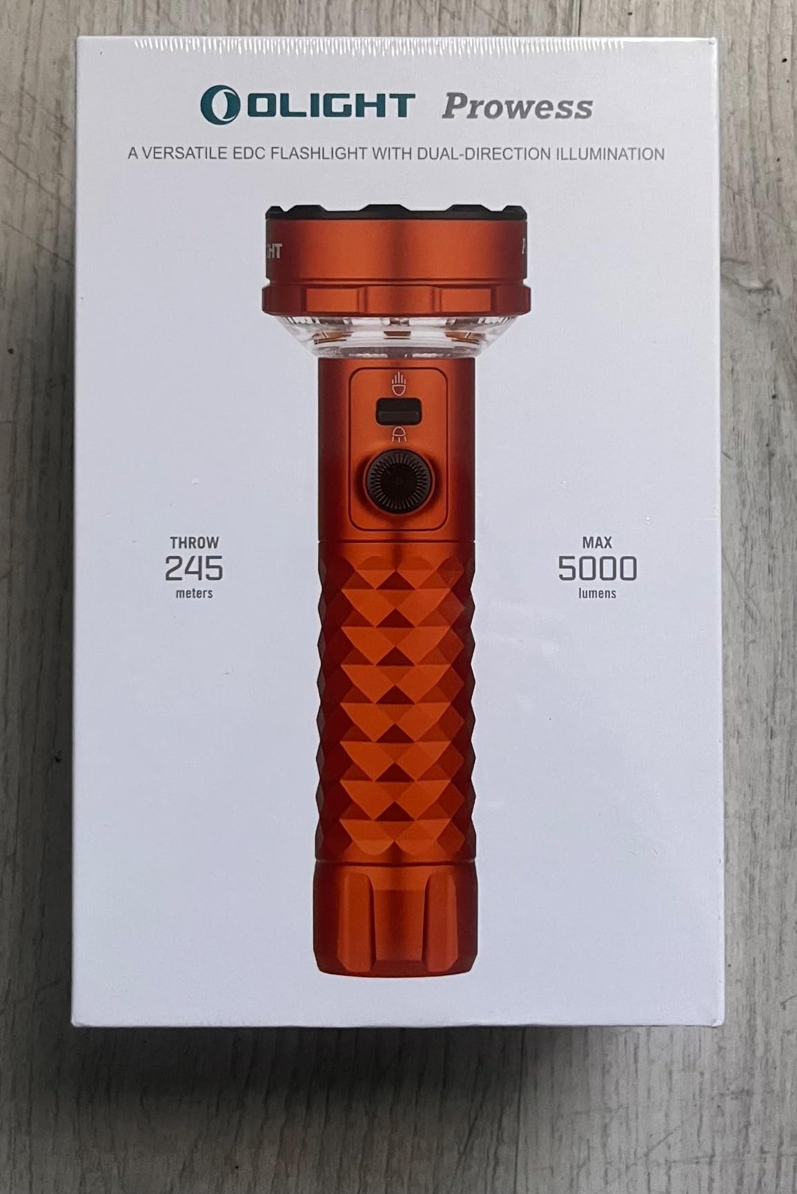 Prowess Rechargeable Flashlights, Bright Light with Holster Black | 5000 Super High Lumens, Efficiency USB C Charging, Bidirectional Lighting, for Home, Emergency, Outdoor, Camping, Searching customer photo 1