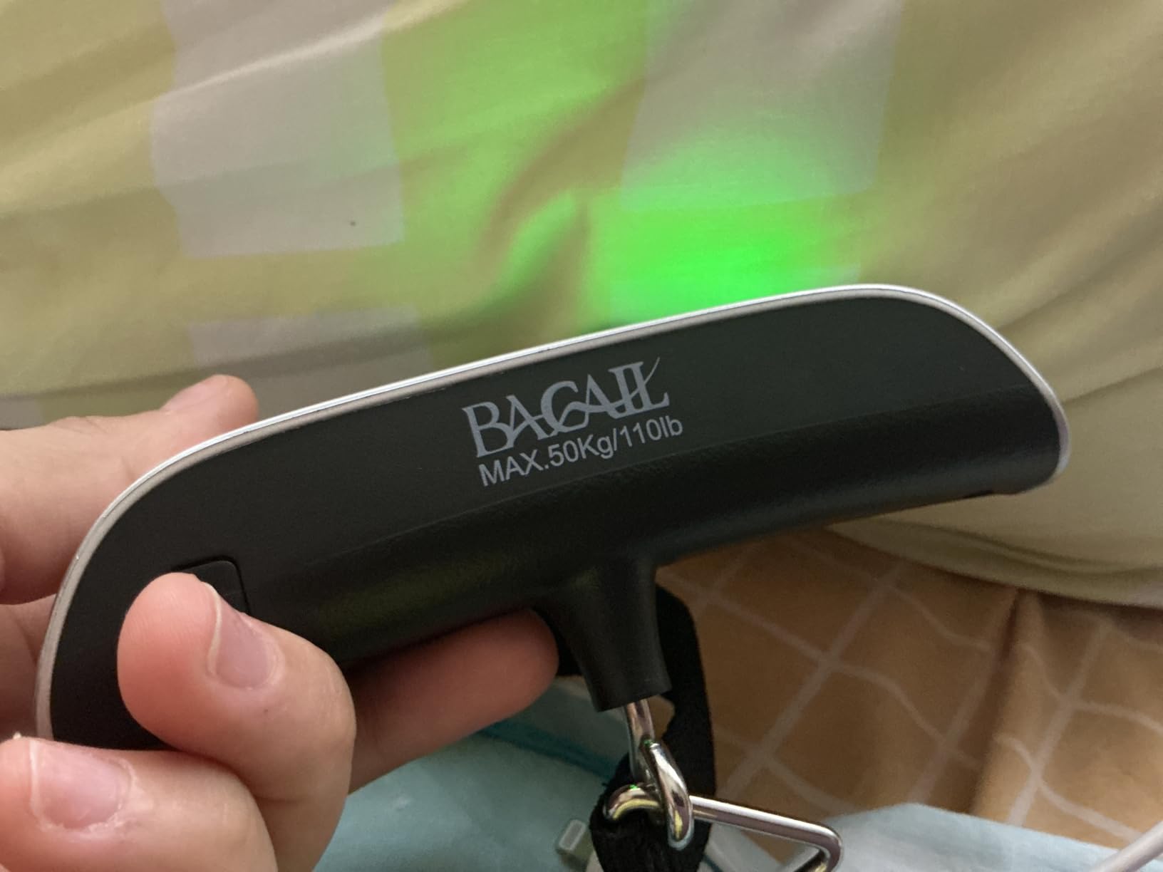 BAGAIL Digital Luggage Scale, 110lbs Hanging Baggage Scale with Backlit LCD Display, Portable Suitcase Weighing Scale, Travel Luggage Weight Scale with Hook, Strong Straps for Travelers customer photo 2
