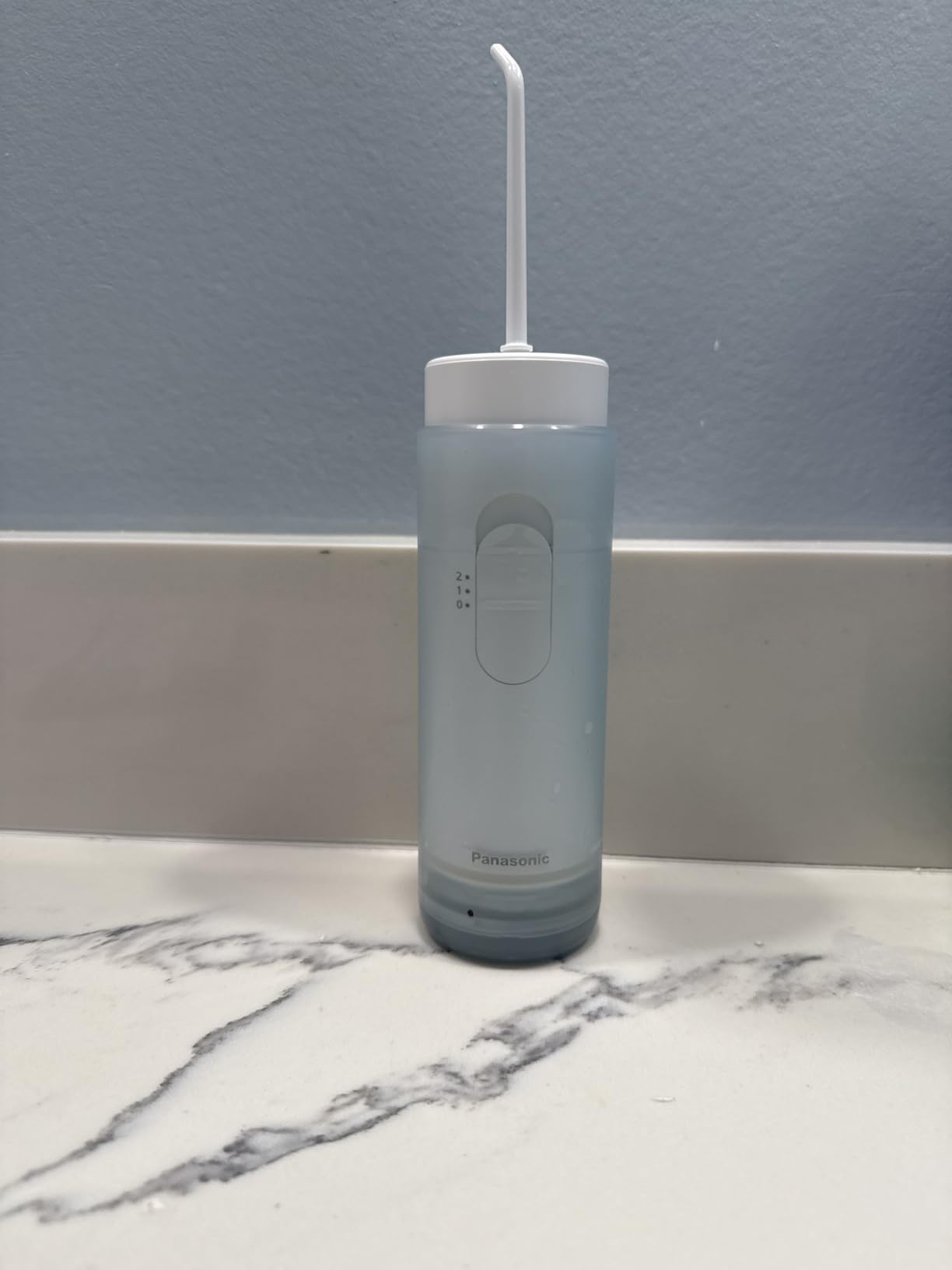 Panasonic Water Flosser for Travel, Cordless Portable Oral Irrigator with Two Water Pressure Settings, Collapsible Water Tank - EW-DJ11-A customer photo 1